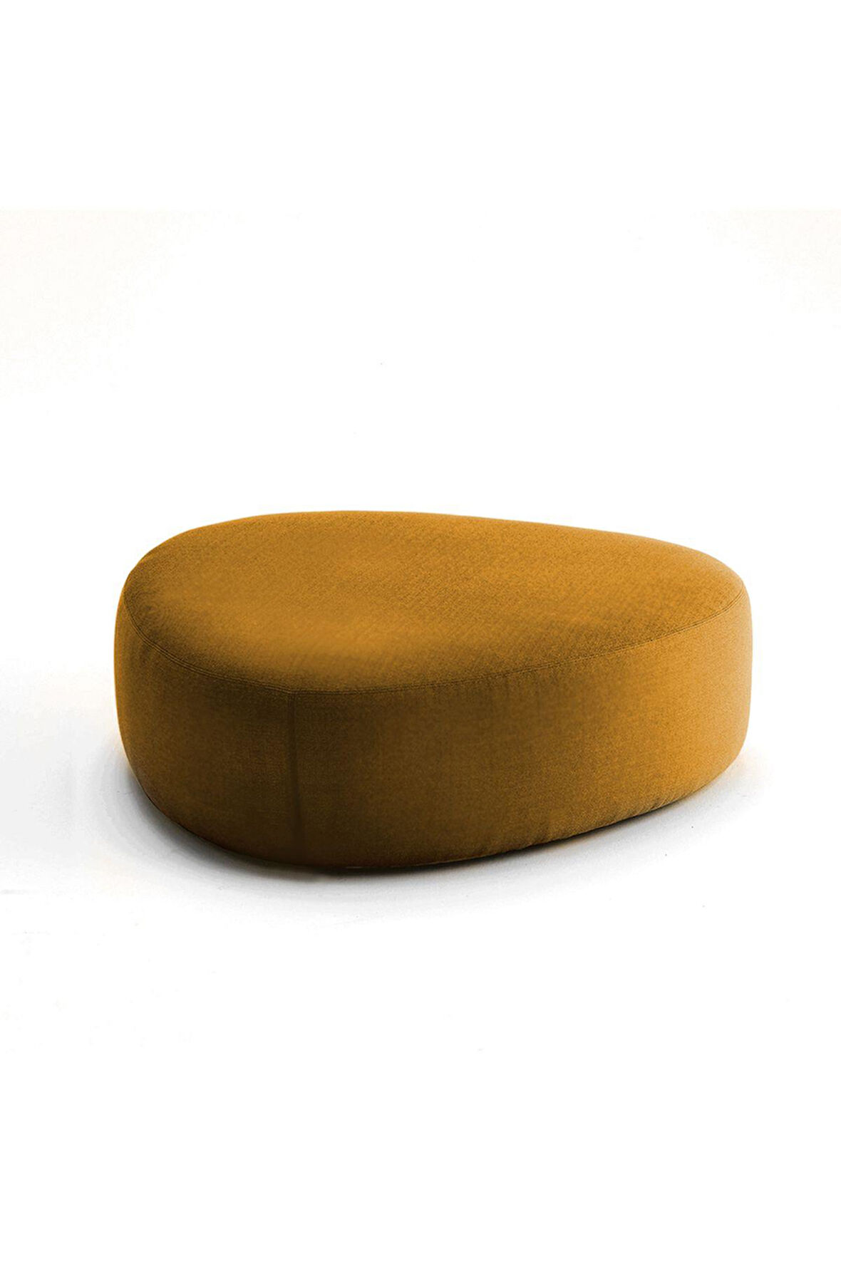 Stone Maxi Üçgen Asimetrik Puf / Orta Sehpa / 75x75 cm H:40 cm