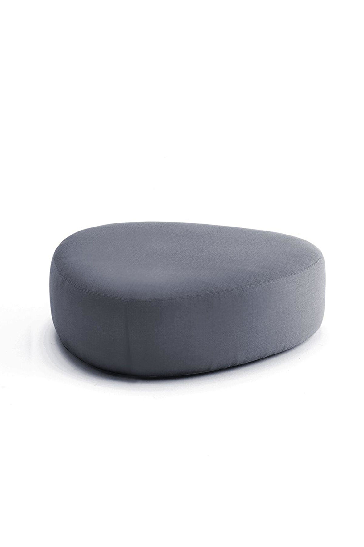 Stone Maxi Üçgen Asimetrik Puf / Orta Sehpa / 75x75 cm H:40 cm