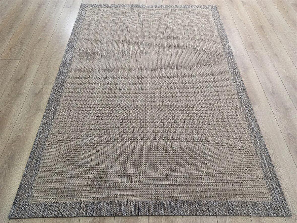 Çam Halı Sisal 9509 Bej Bordürlü Jüt Sisal Kilim