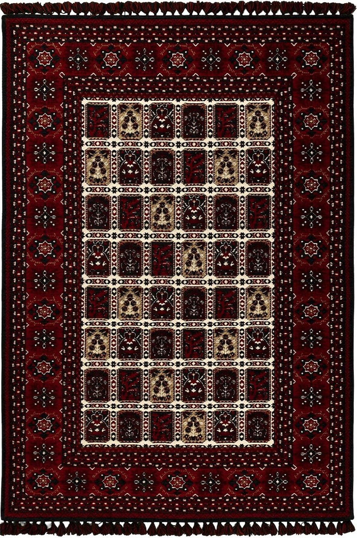 Tuğra Halı Türkmen 21 Etnik Desen Kilim