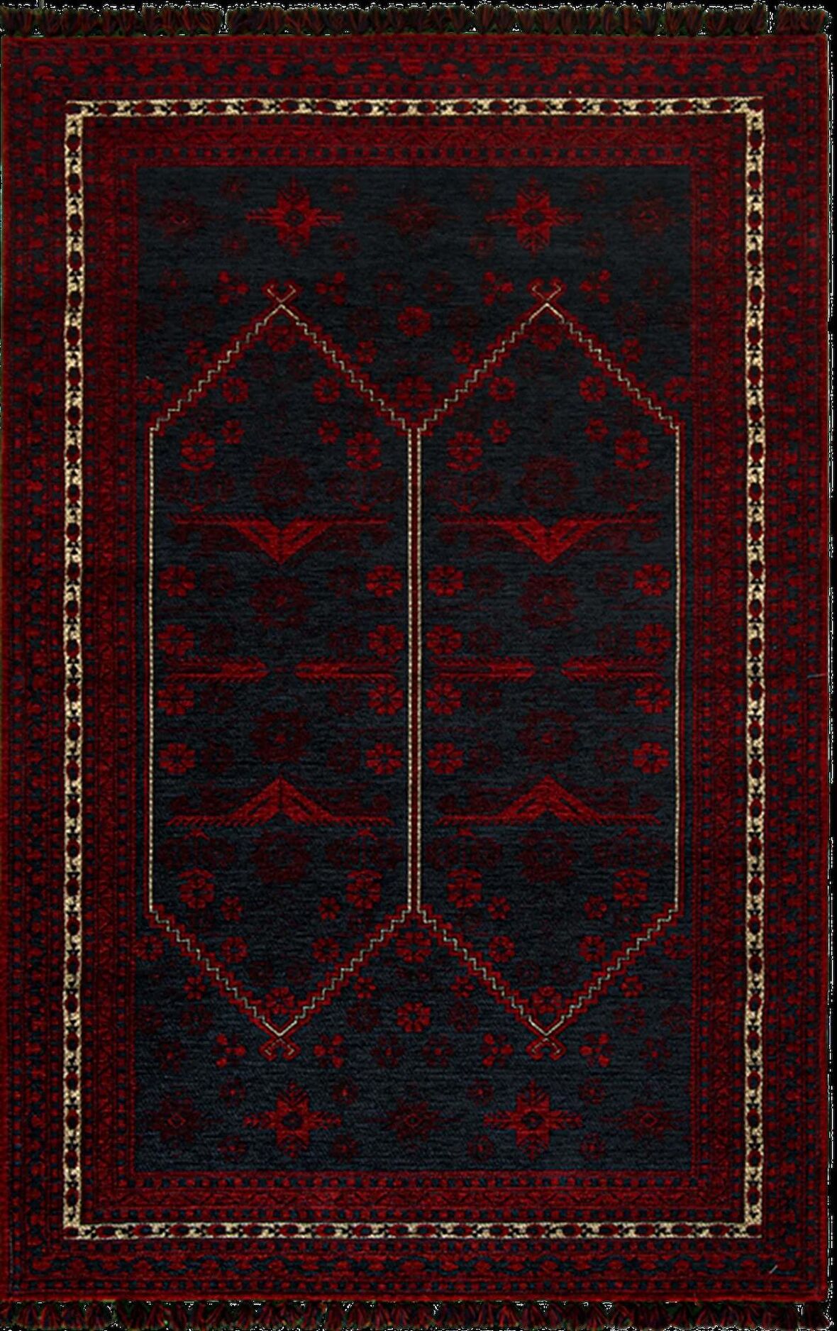 Tuğra Halı Türkmen 04 Etnik Desen Kilim