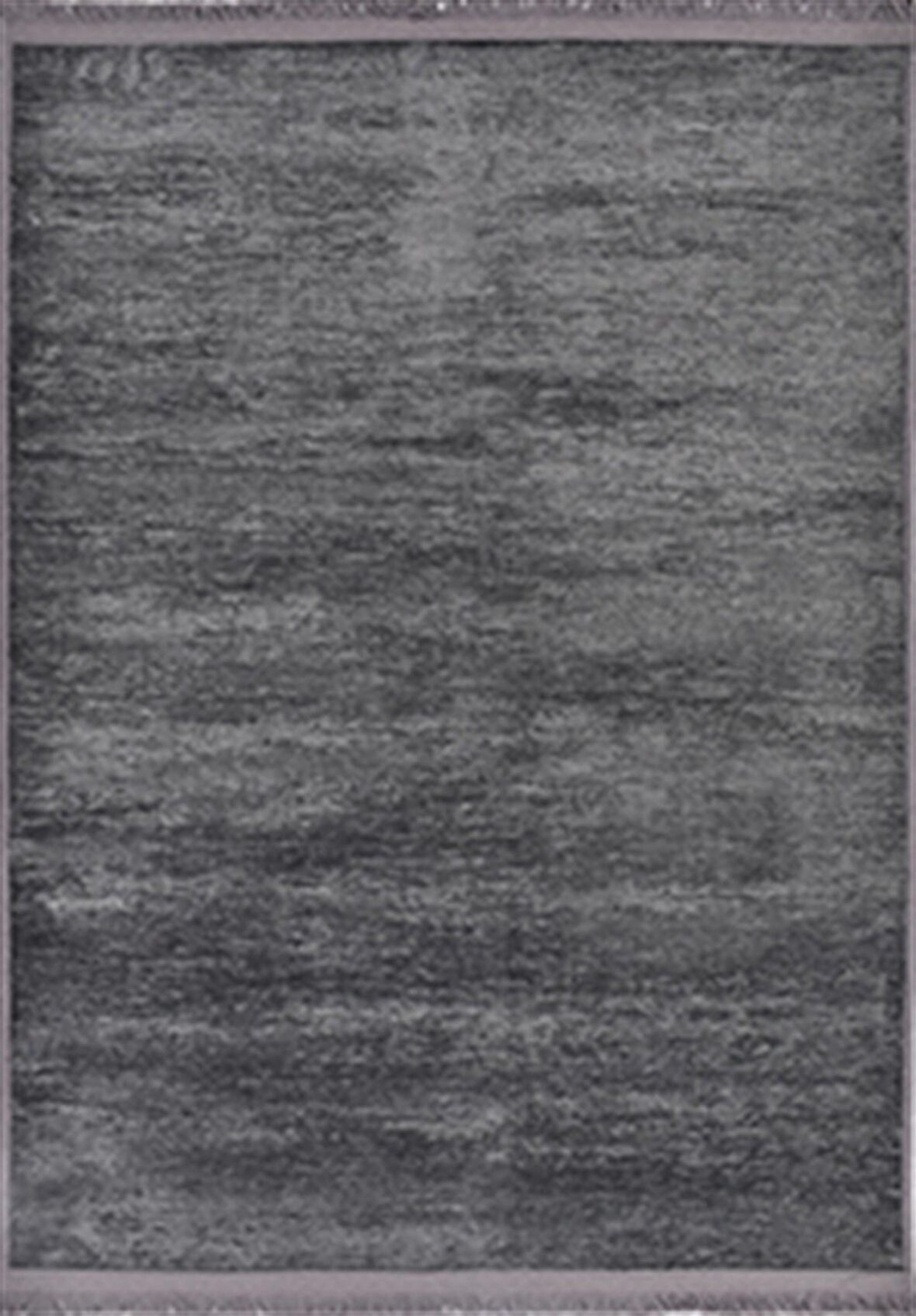 Çam Halı Crea Decolux Azade 8206 Antrasit Özel Kaymaz Tabanlı Pamuk Dokuma Kilim