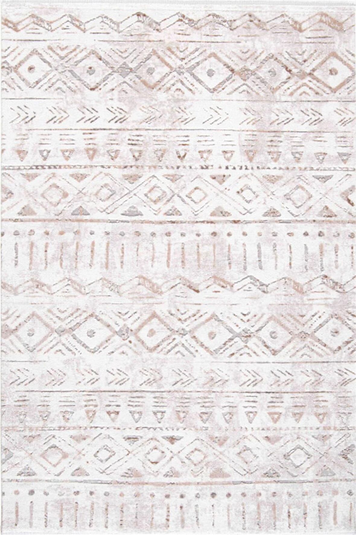 Çam Halı Eliza 4325 Vizon Enti Halı Modern Desenli Makine Halısı