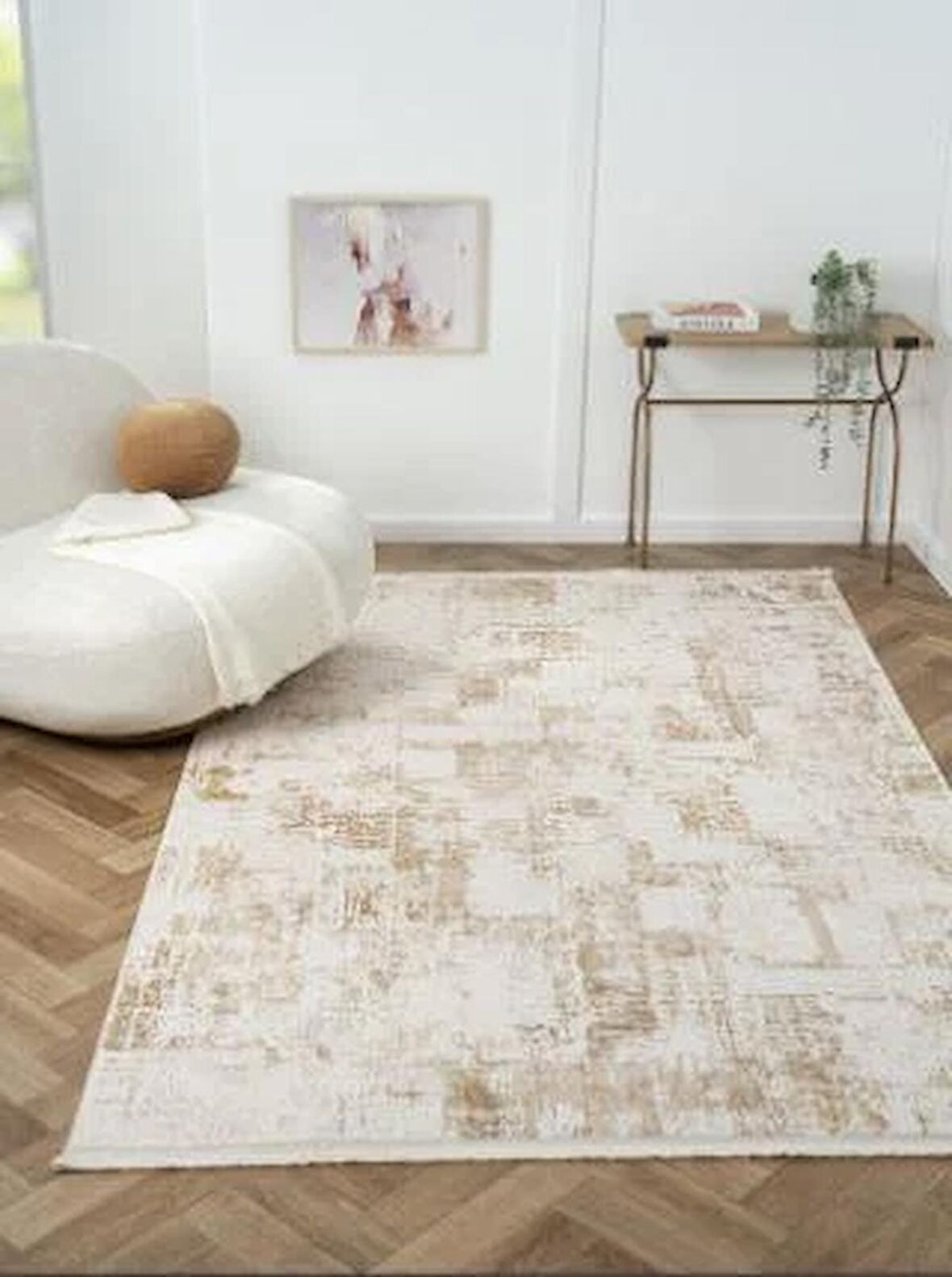 Çam Halı Otto OT006B Gold Modern Desen Salon Halısı