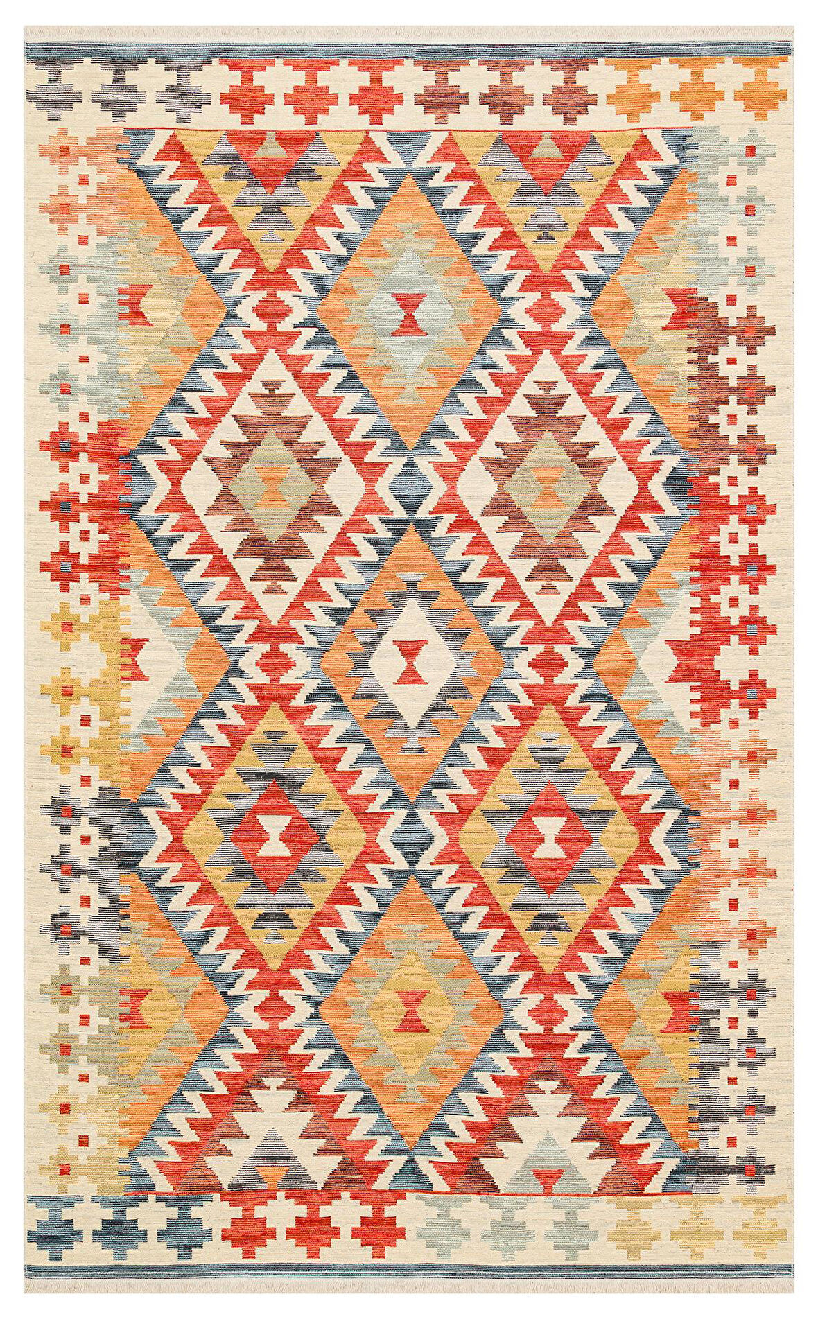 EKO Halı NOMAD NMD 09 LIGHT MULTY Çift Taraflı Yıkanabilir Otantik Kilim