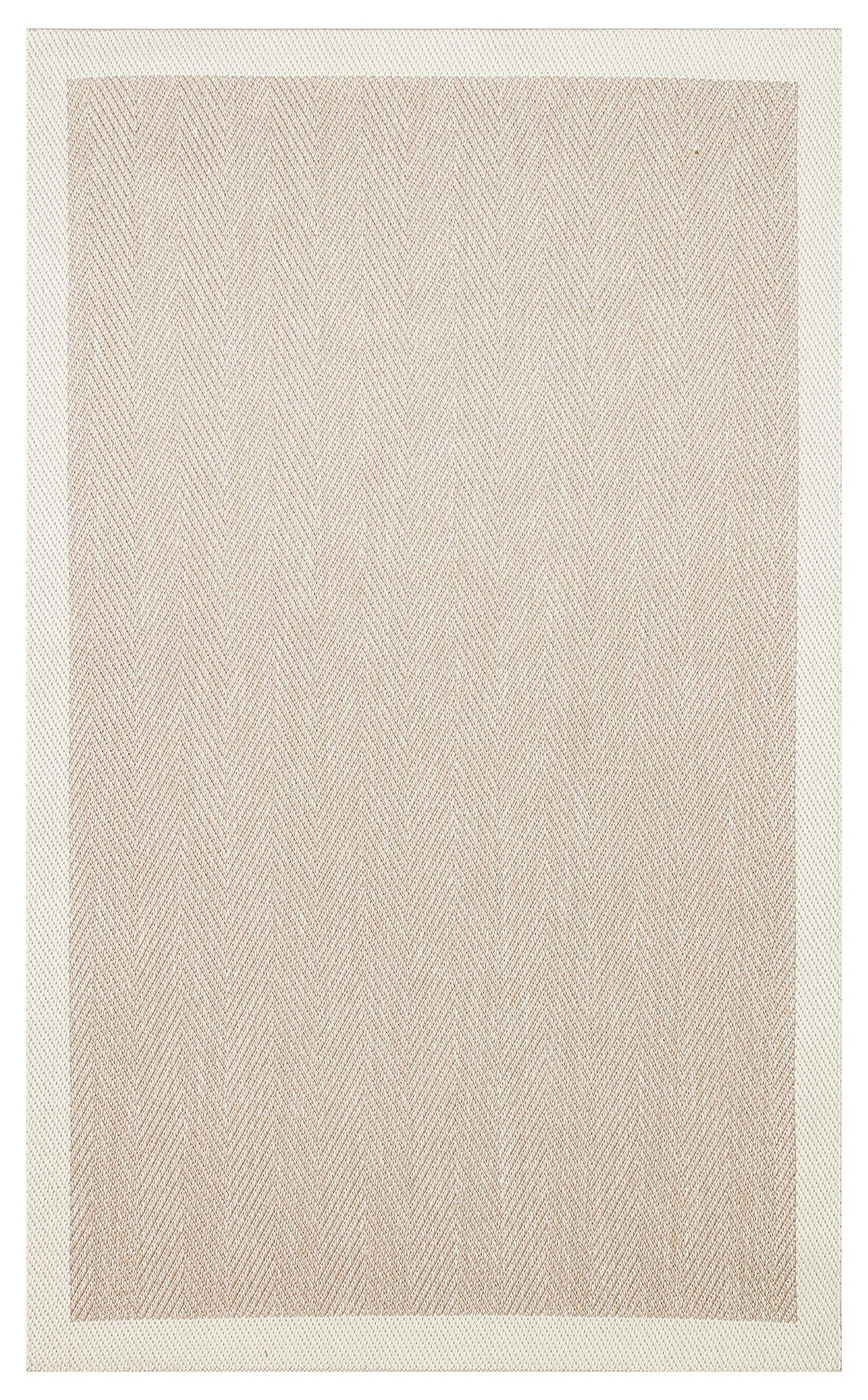 EKO Halı MONO MNO 02 Beige Kaymaz Tabanlı Jüt Dokulu Sisal Kilim