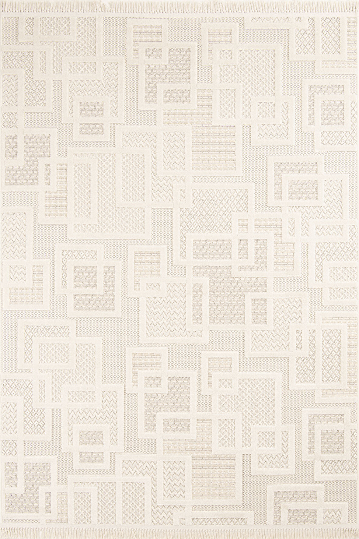 Çam Halı Loya 8808 Krem Hav Toz Yapmaz Koridor Halısı Kesme Yolluk Mutfak Halısı Modern Salon Halısı