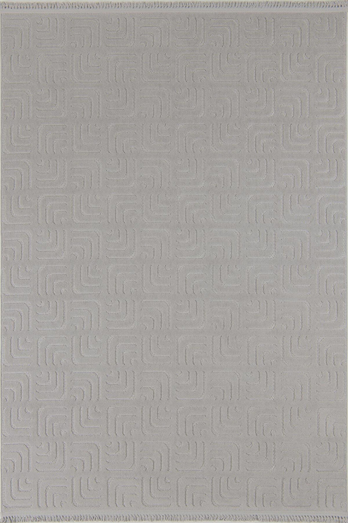 Çam Halı Molde 9211 Açık Gri Koridor Halısı Kesme Yolluk Mutfak Halısı Modern Salon Halısı