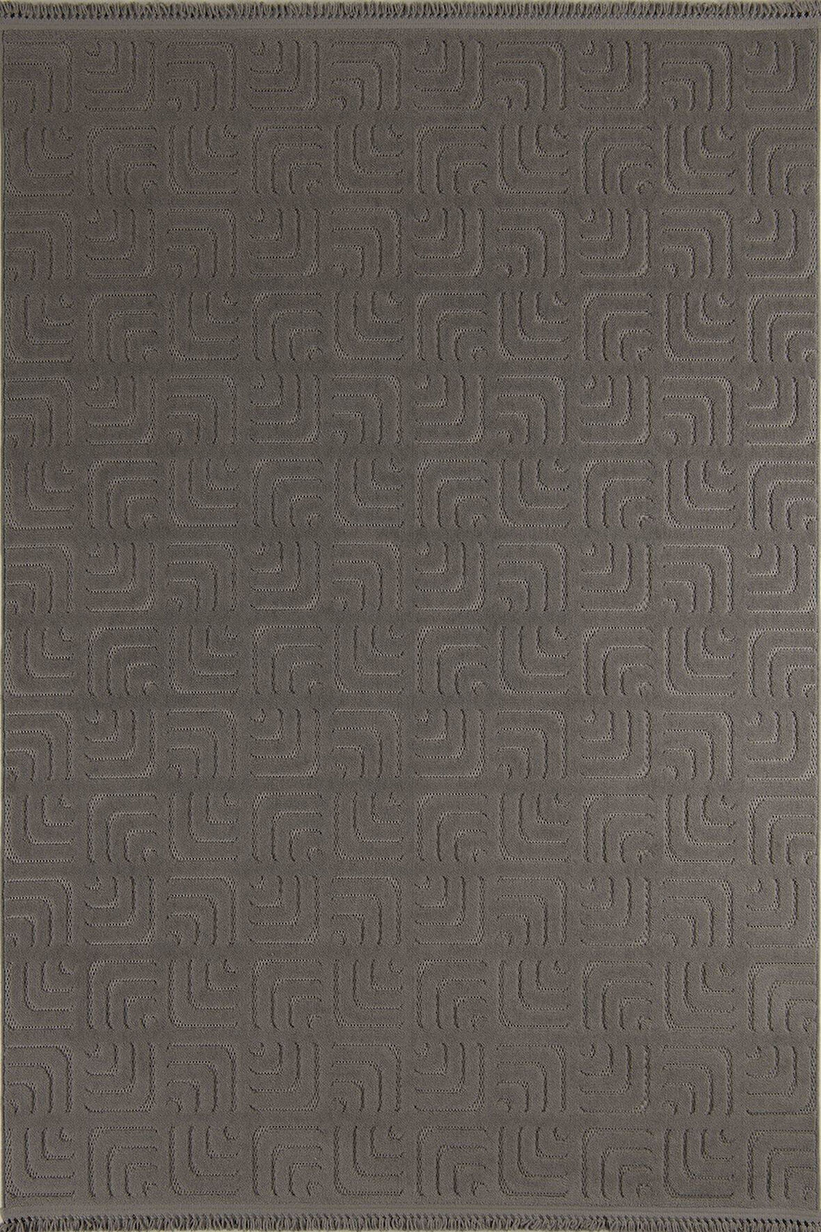 Çam Halı Molde 9210 Koyu Gri Koridor Halısı Kesme Yolluk Mutfak Halısı Modern Salon Halısı