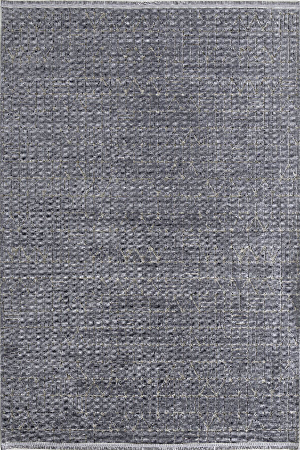 Çam Halı Astana 8205 Gri Koridor Halısı Kesme Yolluk Mutfak Halısı Modern Salon Halısı