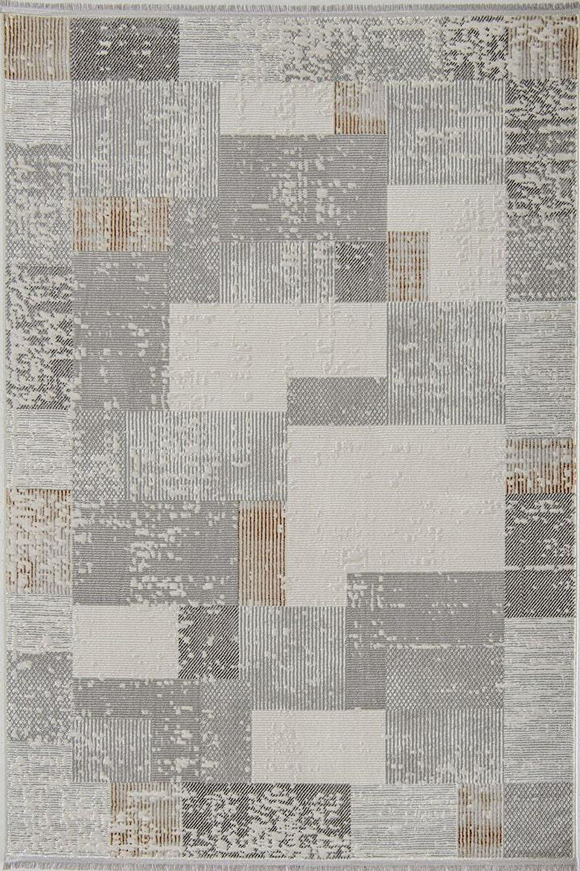 ENTİ Halı Florya 8109 Gri Koridor Halısı Kesme Yolluk Mutfak Halısı Salon Halısı