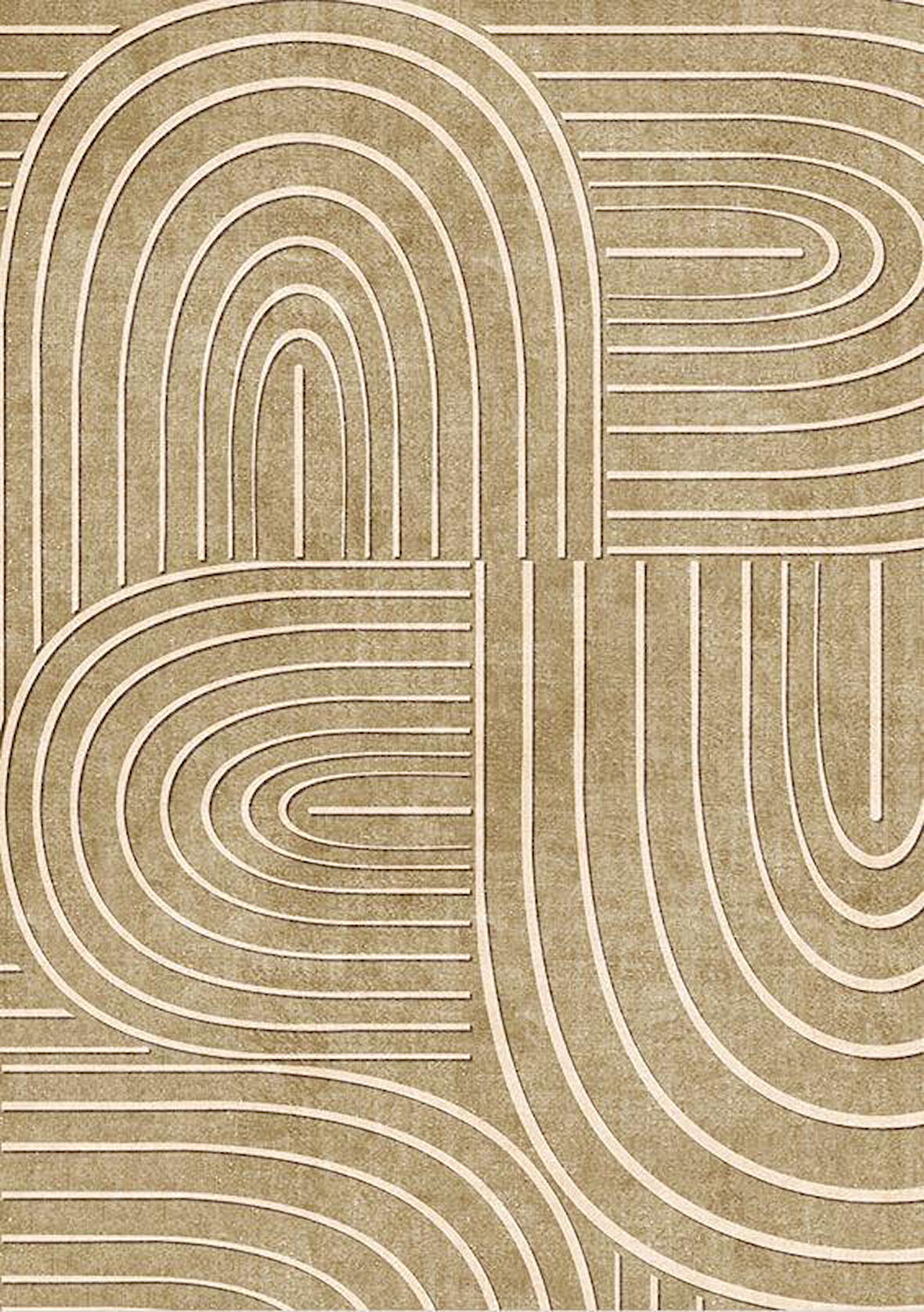 Çam Halı Siesta Modern 32-517 Modern Desenli Dokuma Tabanlı Yıkanabilir Şönil Salon ve Oda Halısı