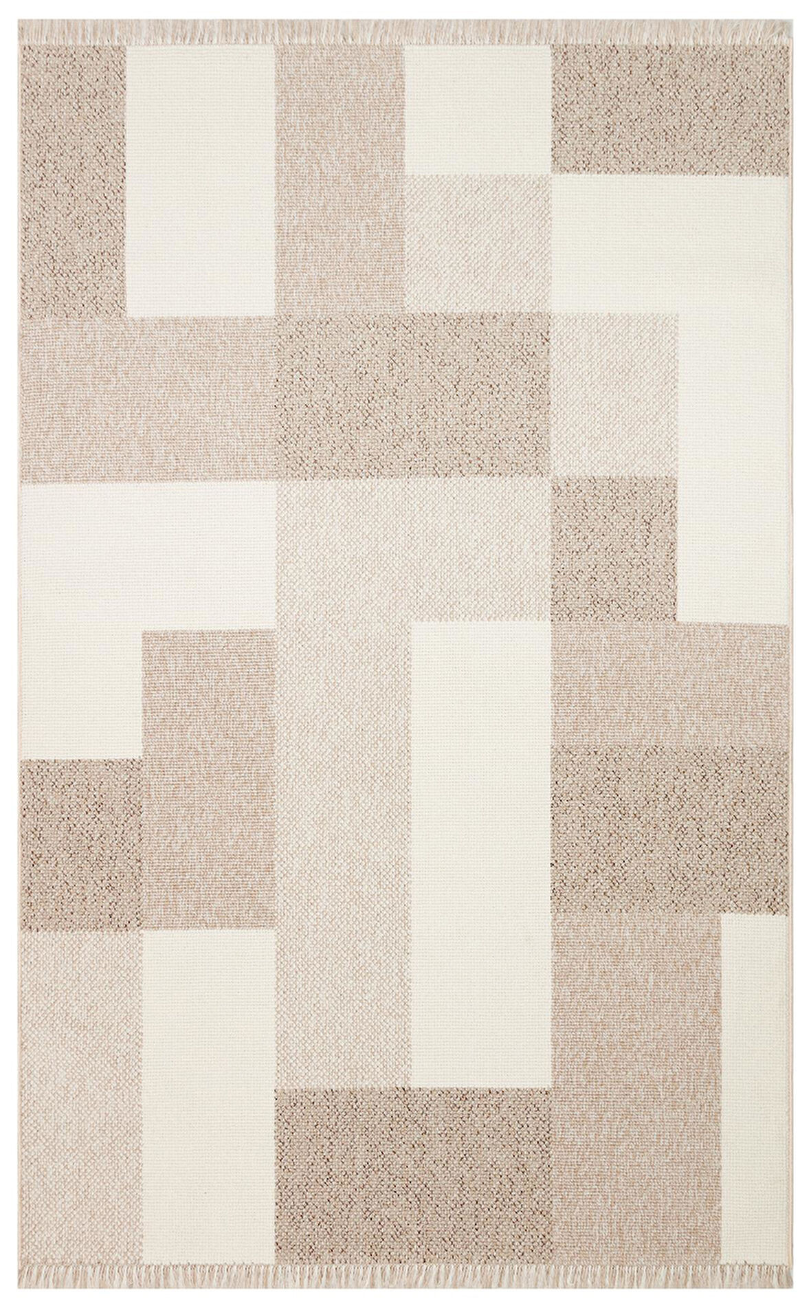 EKO Halı OSLO OSL 07 BEİGE Hav Toz Vermez Hasır Dokuma Modern Makine Halısı