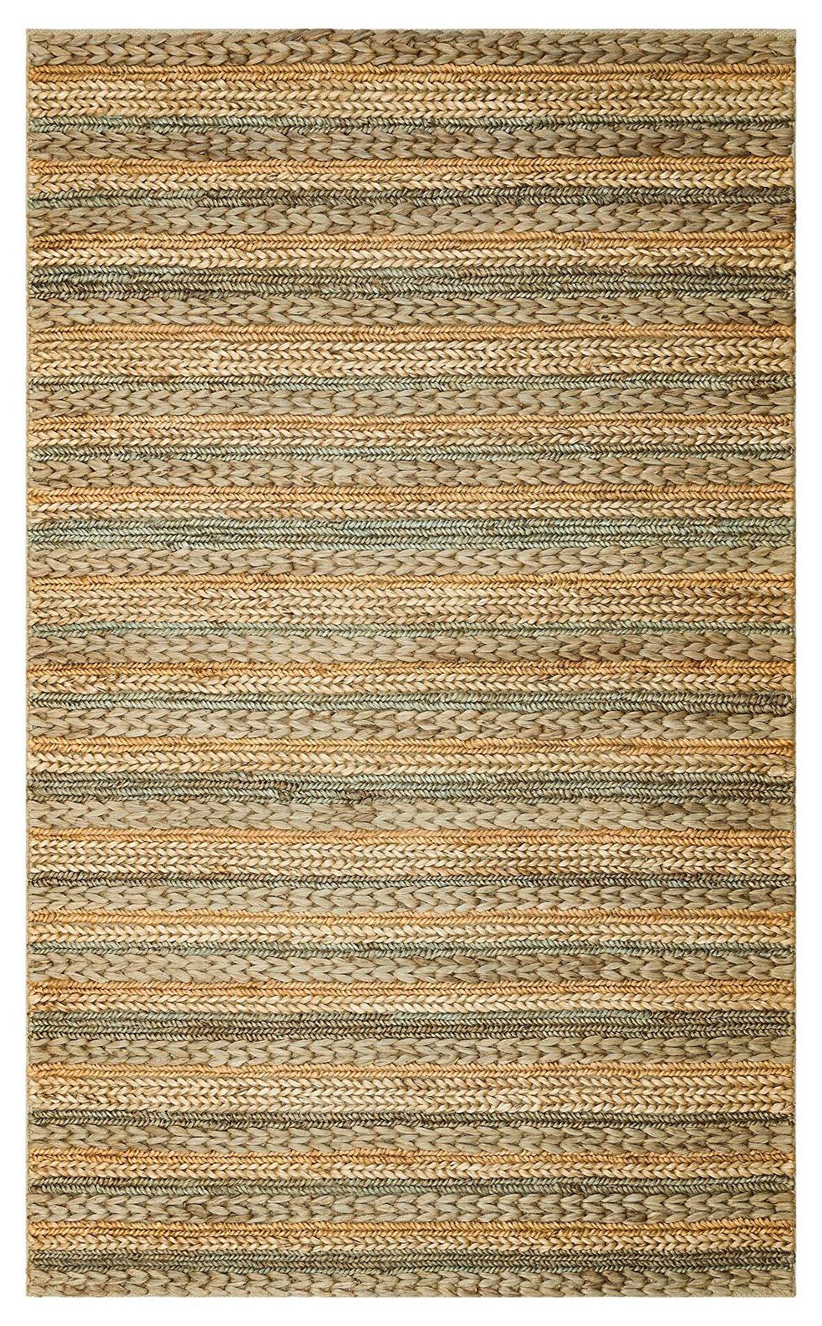 Eko Halı Netra S-1103 Grey Multy Xw Farklı Örgü Dokusuna Sahip El Dokuma Naturel Jüt Hasır Halı