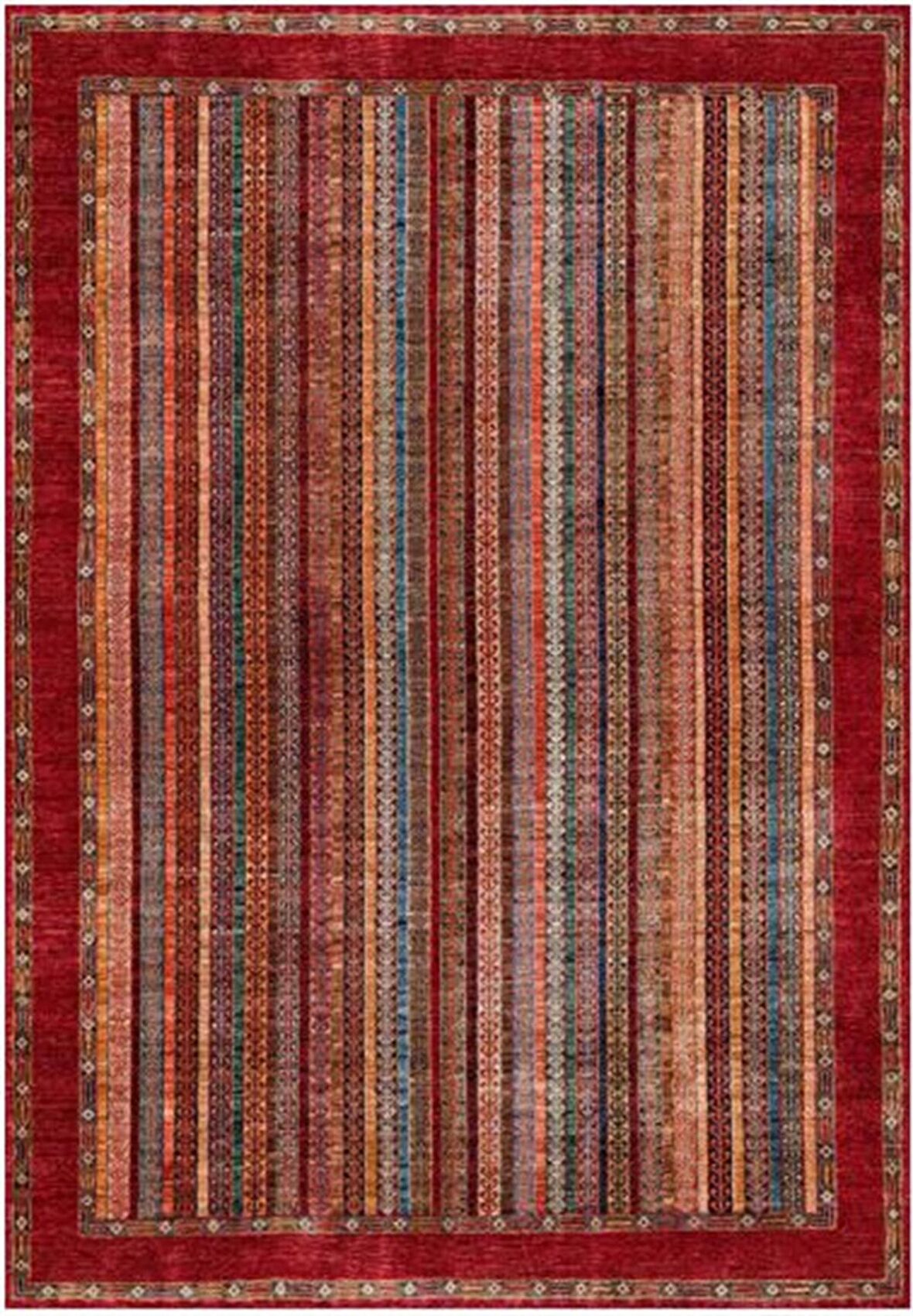 Çam Halı Gloria TD406 Multi Şal Desen Dokuma Saçaklı Kilim