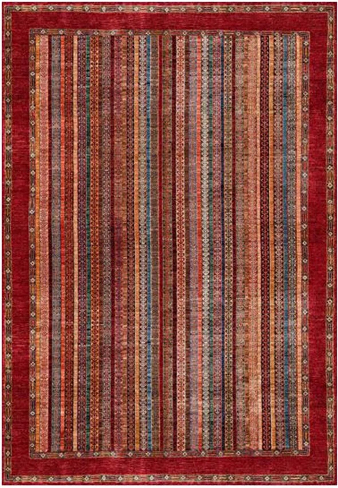 Çam Halı Gloria TD406 Multi Şal Desen Dokuma Saçaklı Kilim