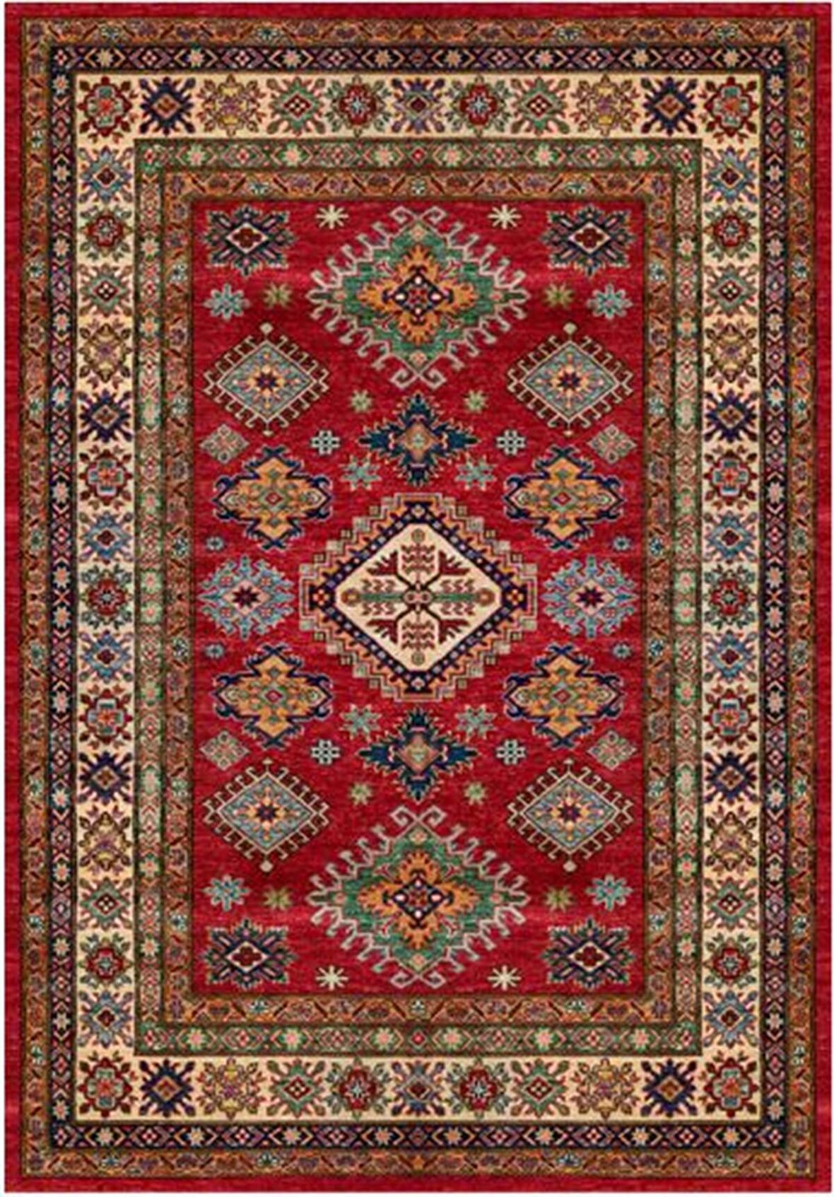 Çam Halı Gloria TD741 Multi Etnik Desen Dokuma Saçaklı Kilim