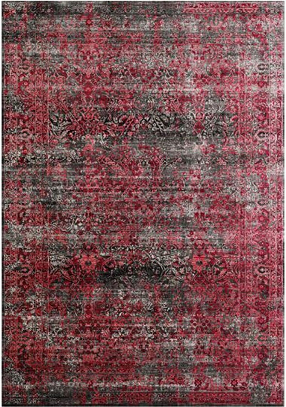 Çam Halı Gloria TD71802 Kırmızı Klasik Desen Dokuma Saçaklı Kilim