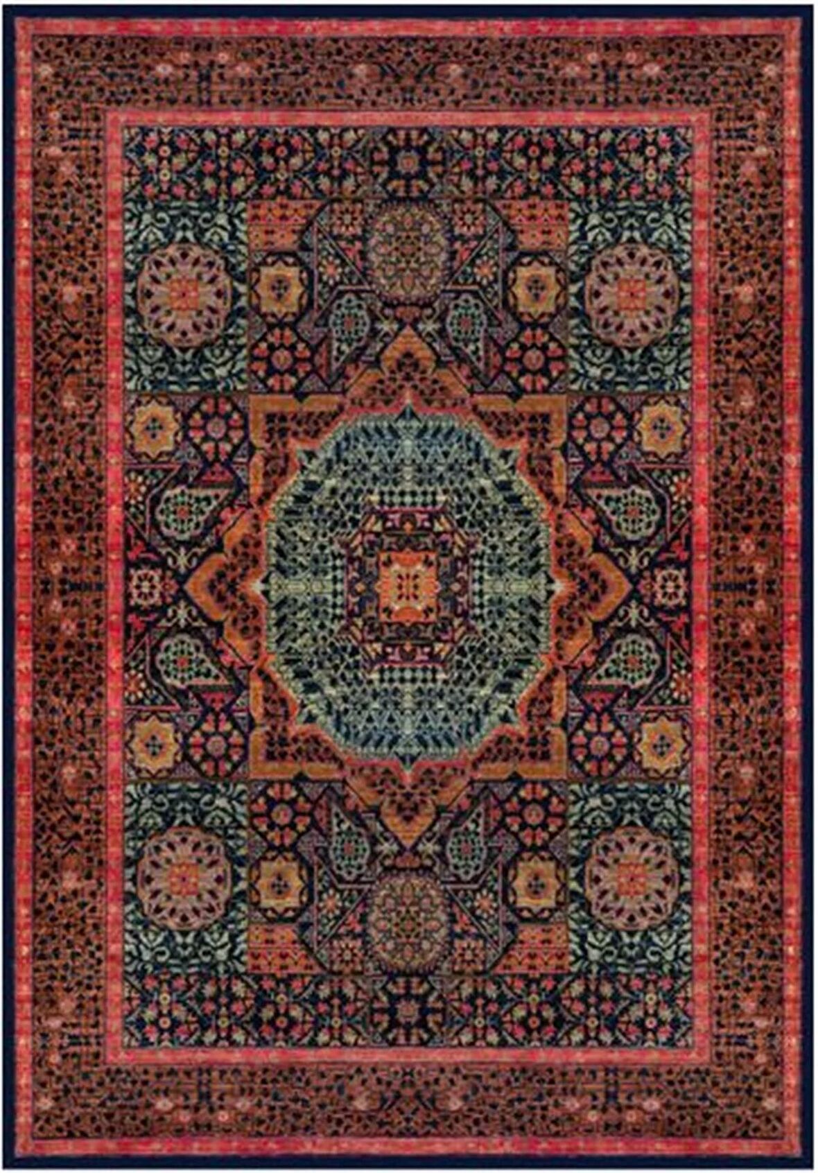 Çam Halı Gloria TD736 Multi Klasik Desen Dokuma Saçaklı Kilim