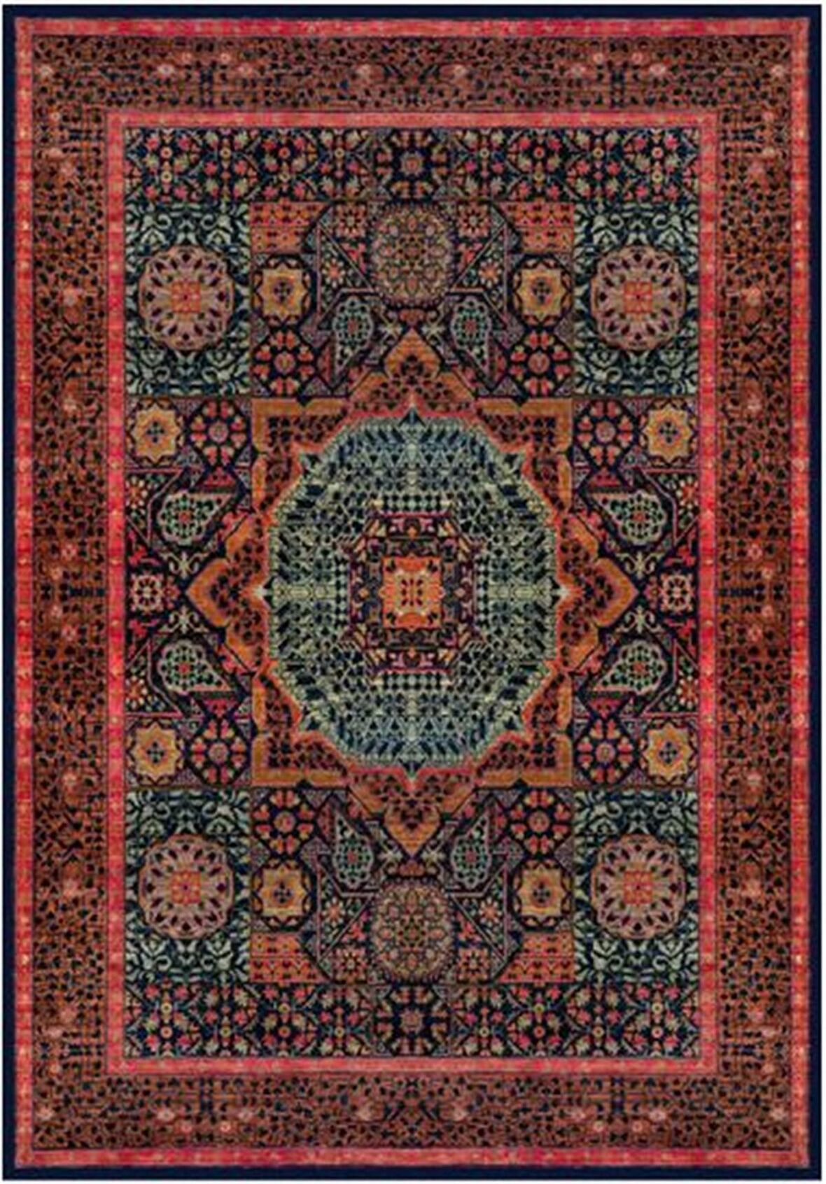 Çam Halı Gloria TD736 Multi Klasik Desen Dokuma Saçaklı Kilim