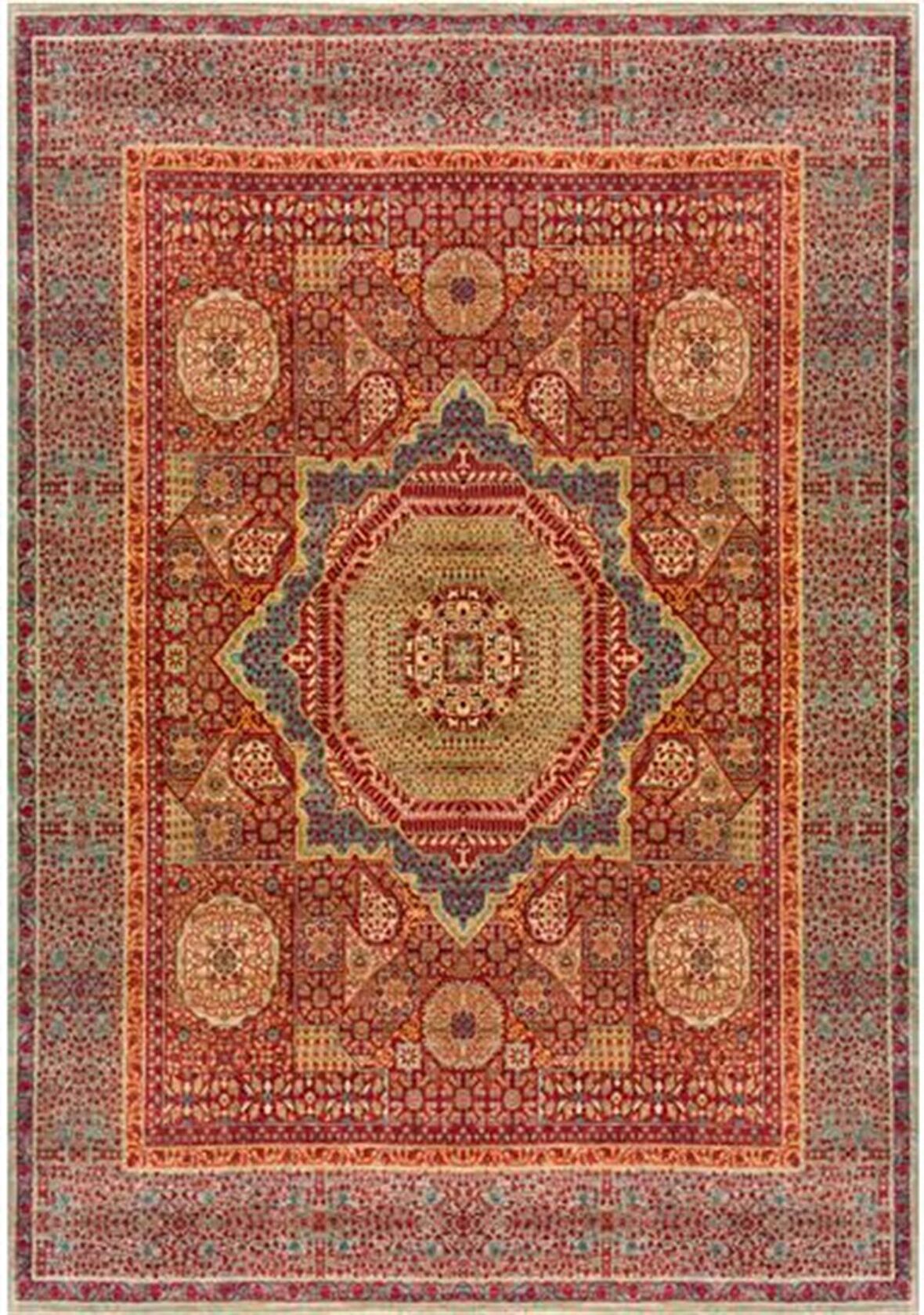 Çam Halı Gloria TD745 Multi Klasik Desen Dokuma Saçaklı Kilim