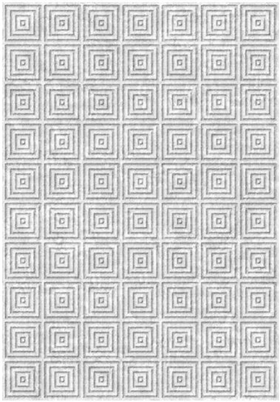 Çam Halı Gloria TD308 Gri Modern Desen Dokuma Saçaklı Kilim
