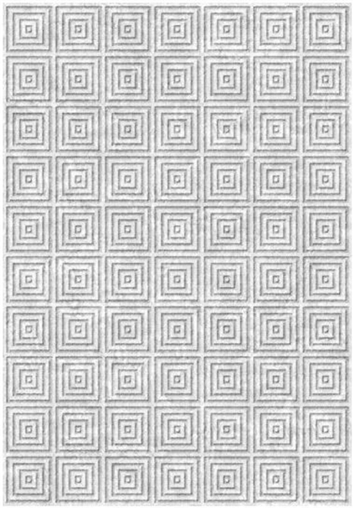 Çam Halı Gloria TD308 Gri Modern Desen Dokuma Saçaklı Kilim