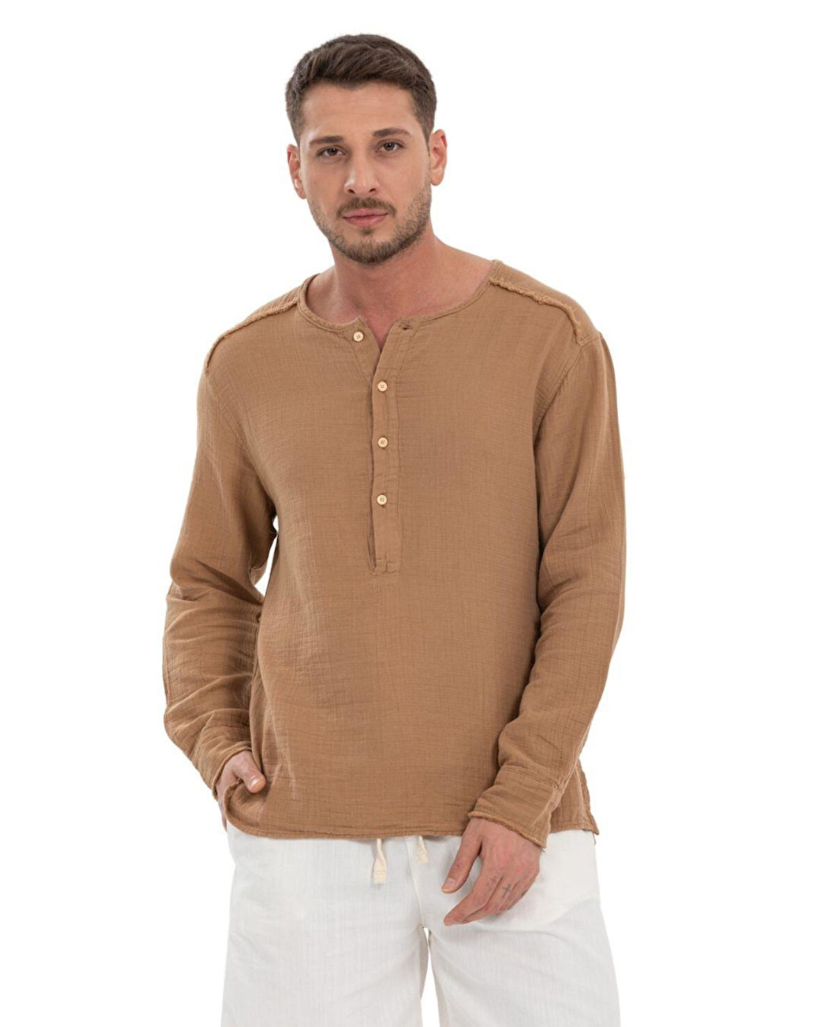 Erkek %100 Pamuklu Gömlek - Konforlu Ve Şık Tasarım, Her Mevsim Kullanıma Uygun