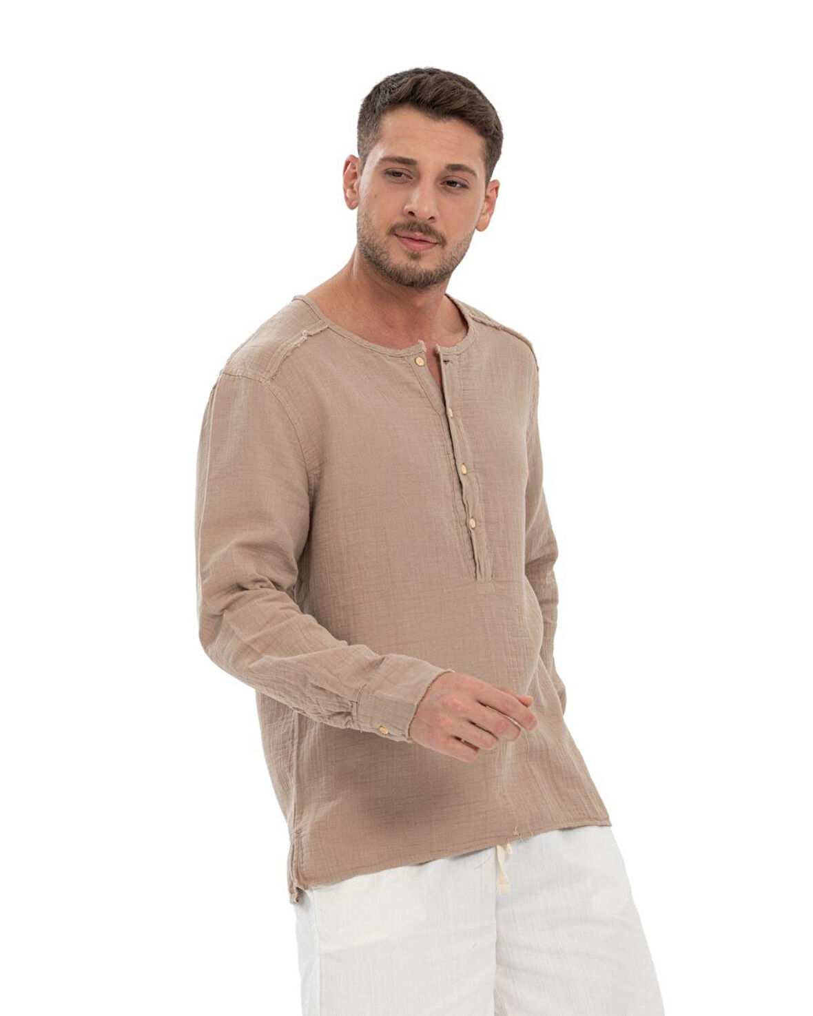 Erkek %100 Pamuklu Gömlek - Konforlu Ve Şık Tasarım, Her Mevsim Kullanıma Uygun