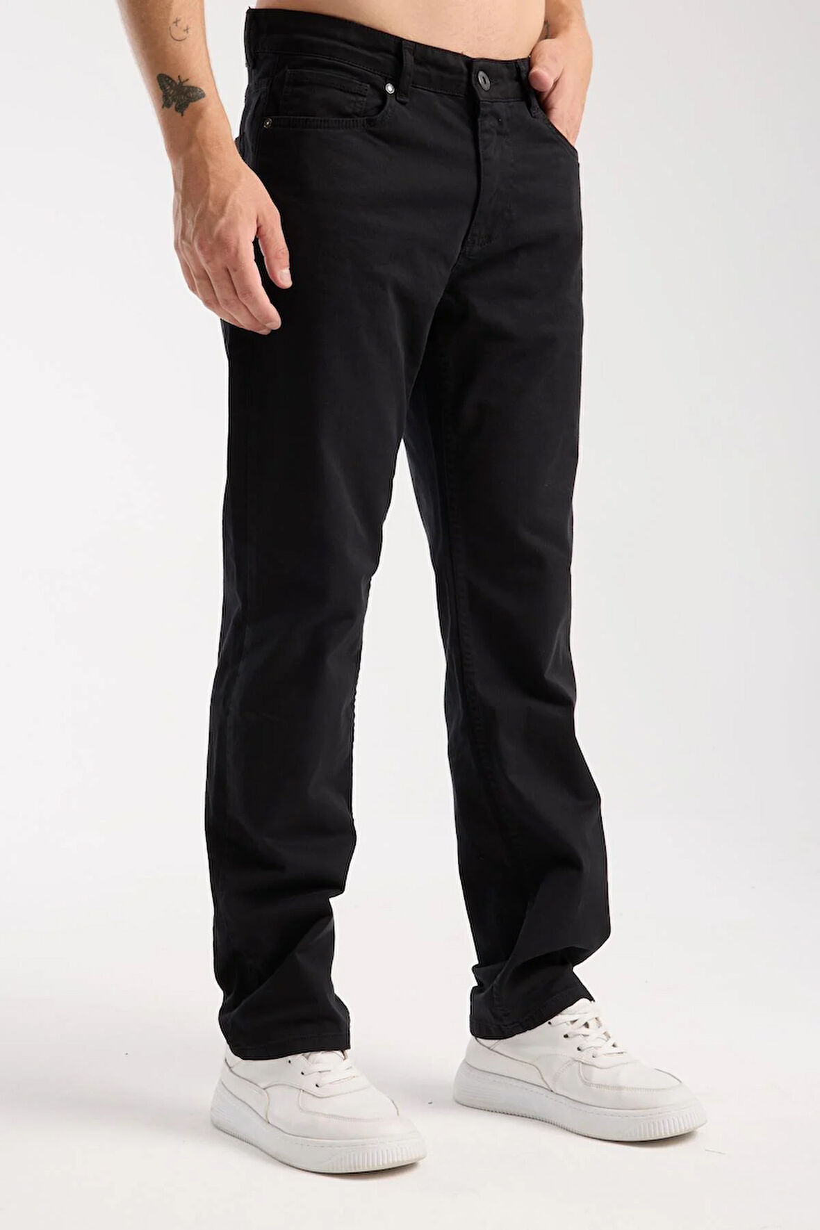 Relaxed Fit Rahat Kesim %98 Pamuk %2 Lycralı Günlük Jean Pantolon 