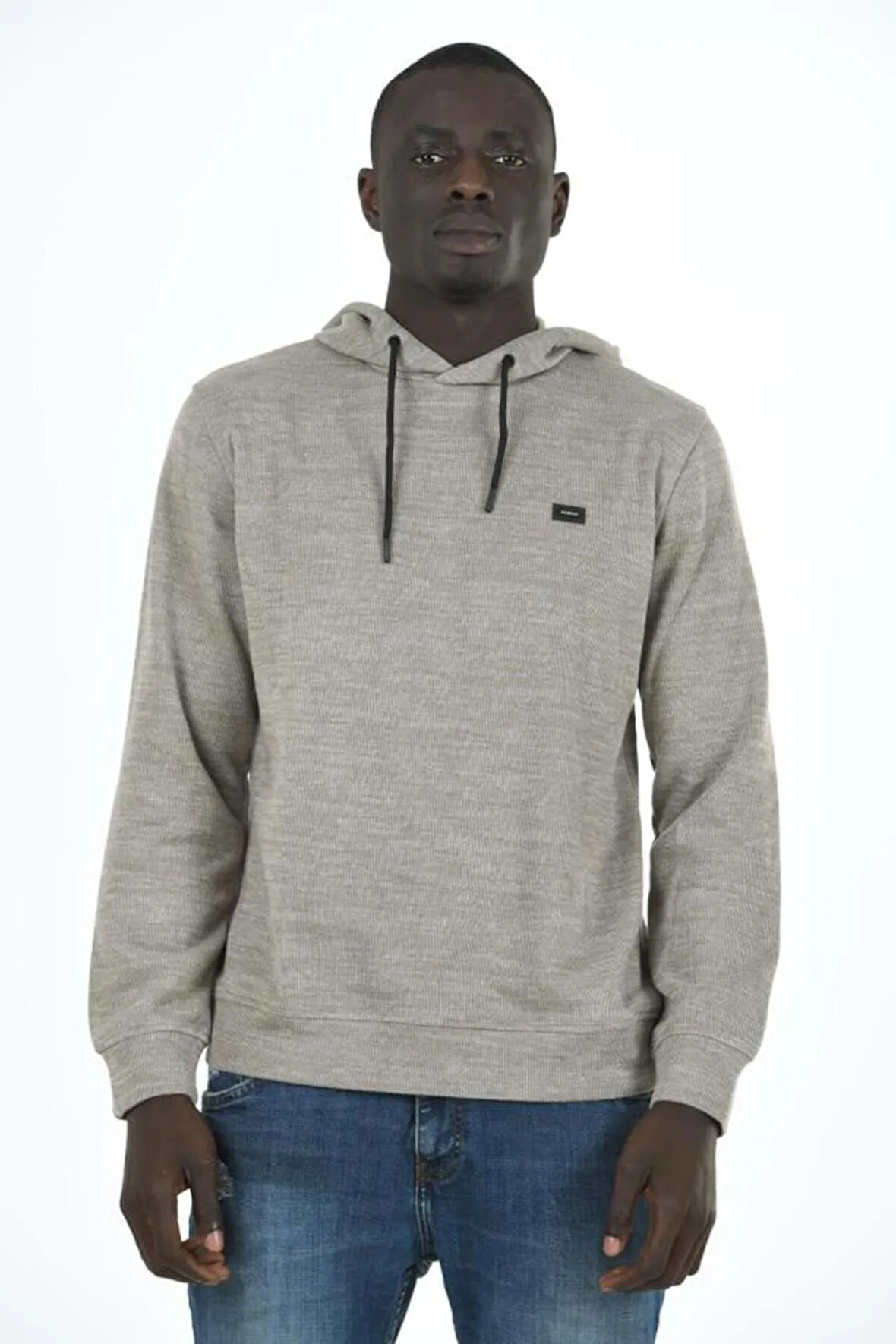 Erkek Supersoft Kapüşonlu Selanik Kumaş Sweatshirt 5236-H