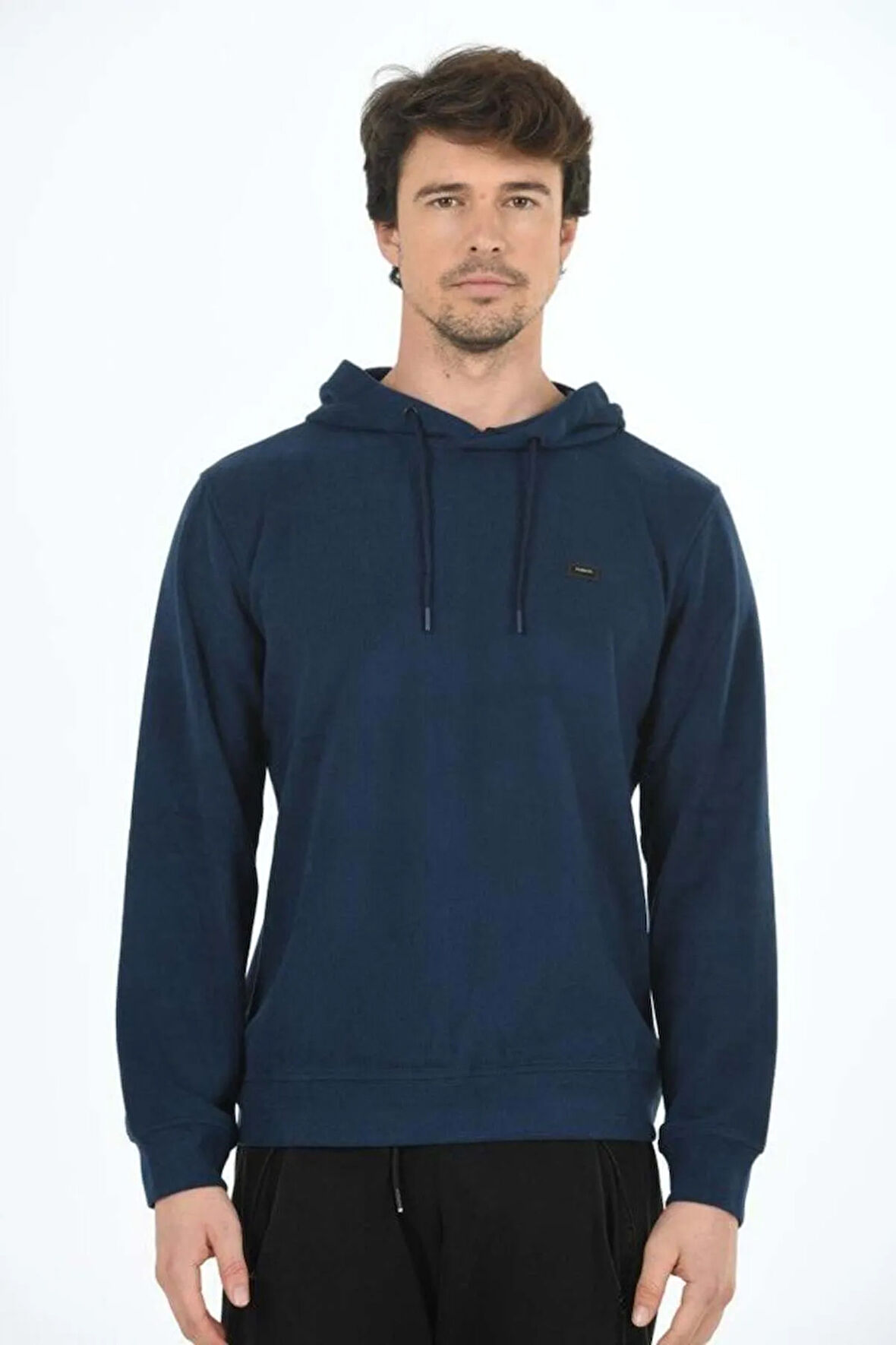 Erkek Supersoft Kapüşonlu Selanik Kumaş Sweatshirt 5236-H
