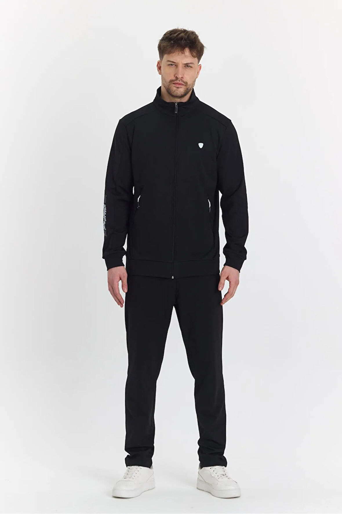 Şardonlu Dalgıç Erkek Eşofman Takımı Gri 5726-G