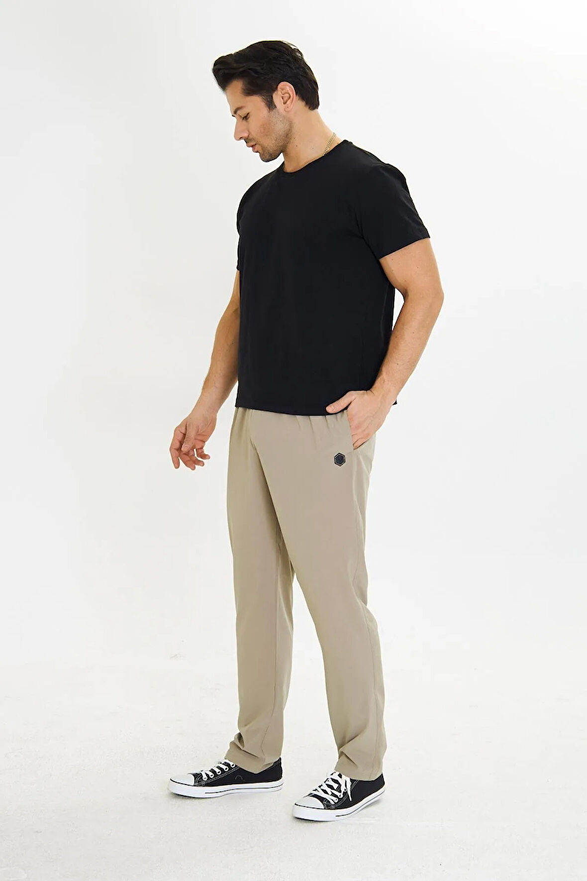 Erkek StretchFit Esnek Eşofman Altı Lacivert 2660-L
