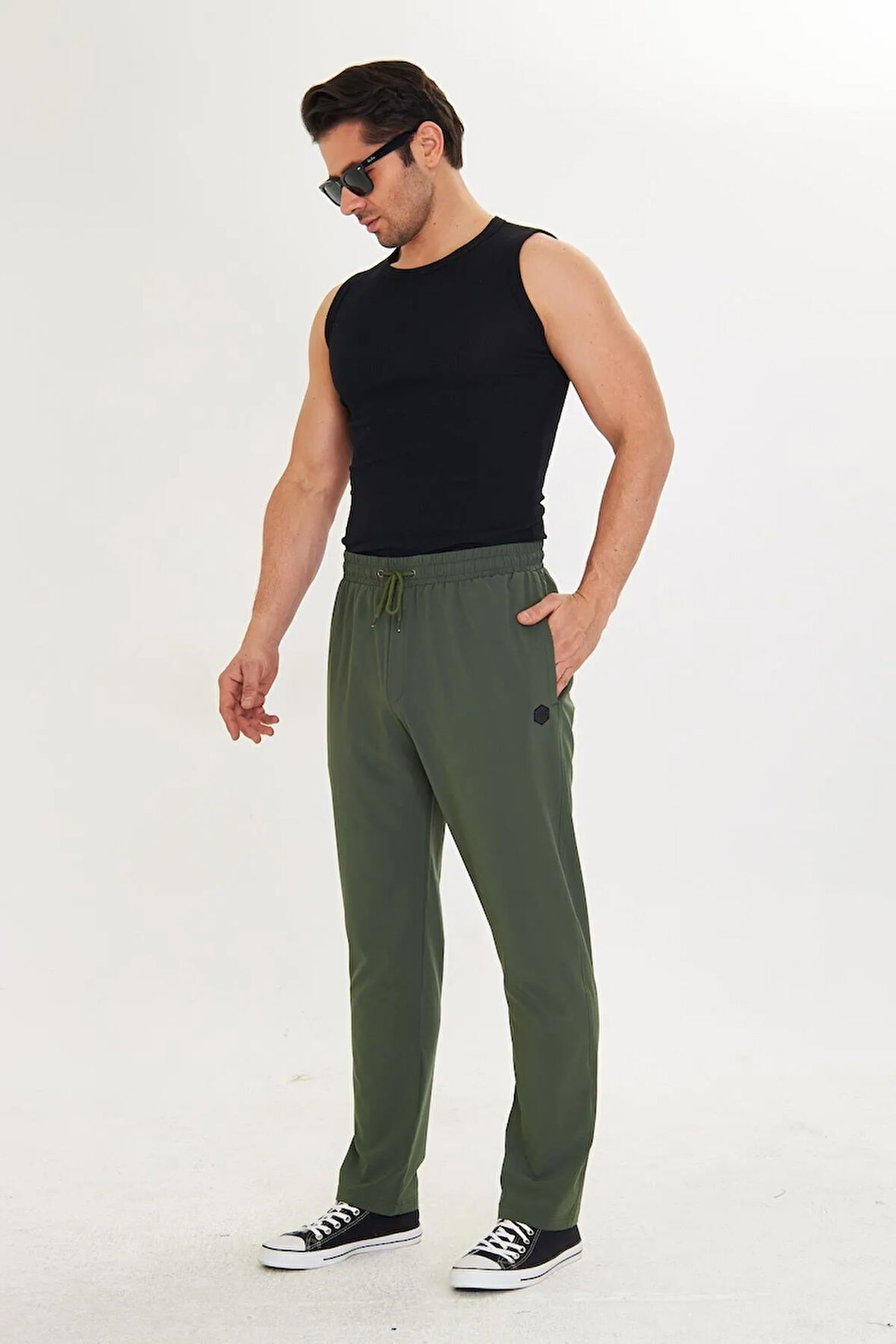 Erkek StretchFit Esnek Eşofman Altı Lacivert 2660-L