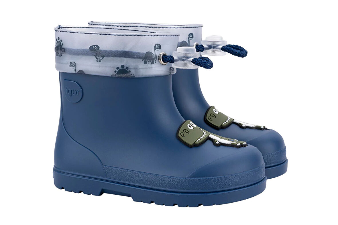 Igor Mendi Dino Çocuk Yağmur Çizmesi Mavi