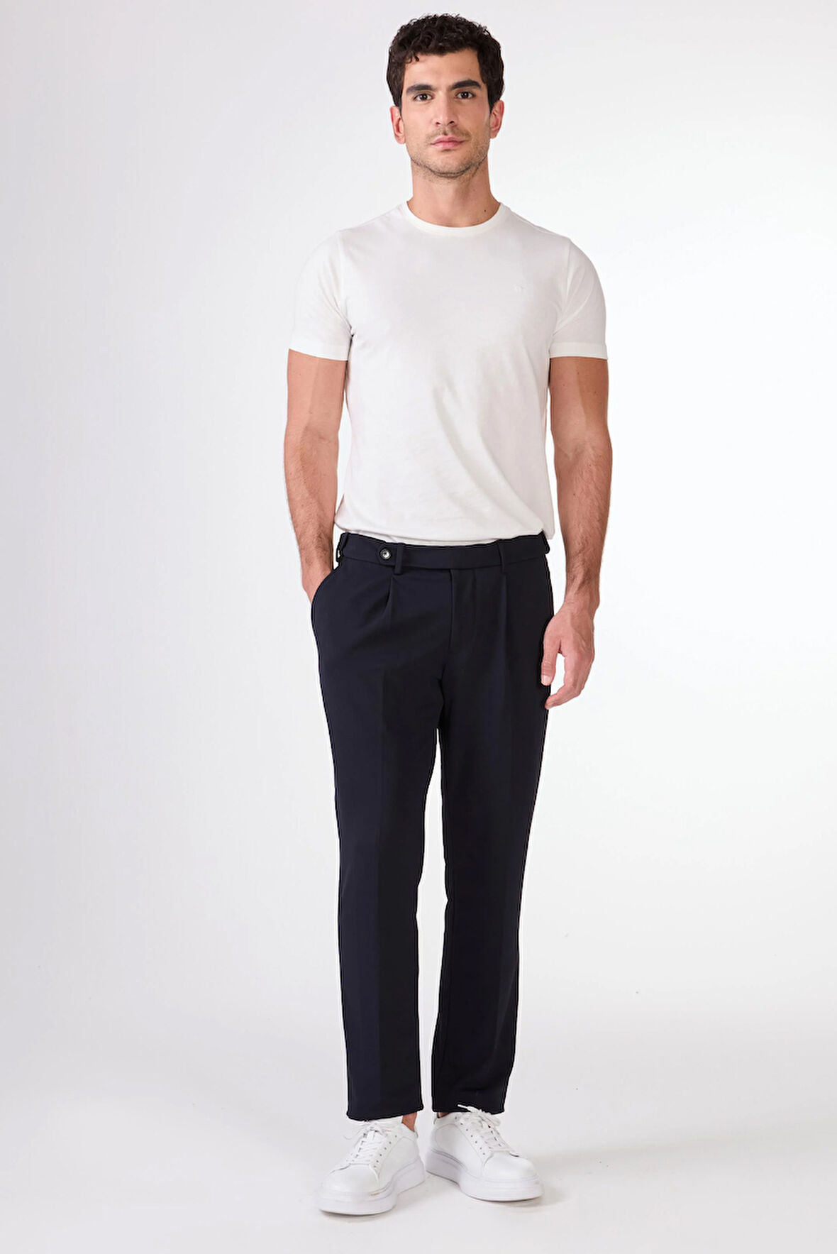 LACİVERT   DÜZ ERKEK PANTOLON - SLIM FIT