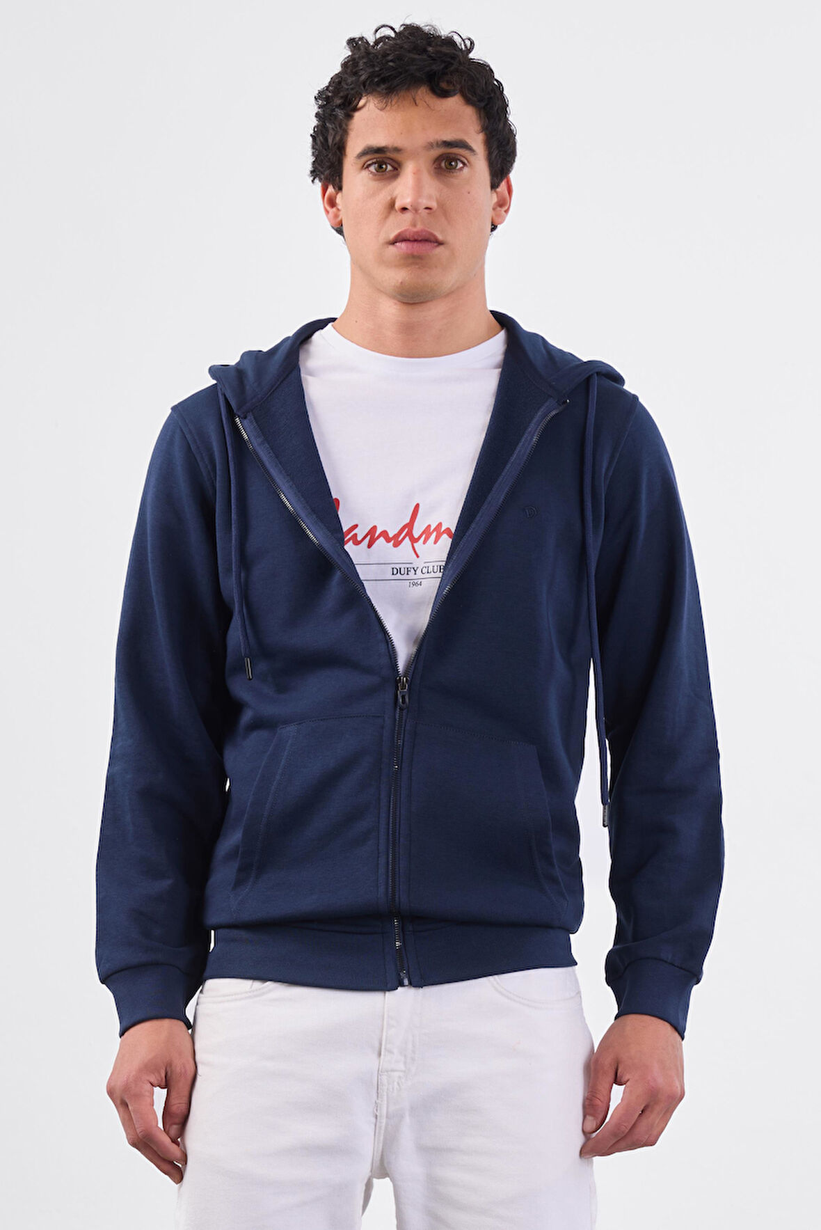 Lacivert    Erkek Sweatshırt - Regular Fit