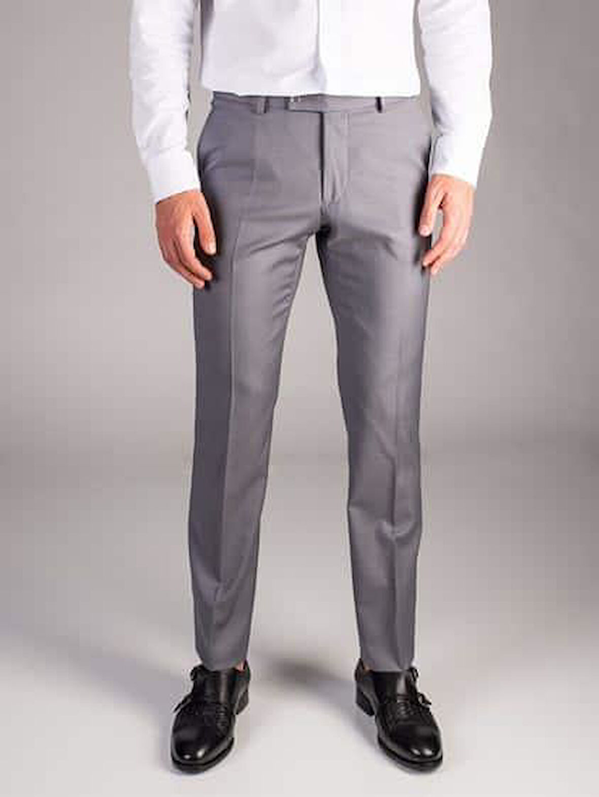 Dufy Gri Erkek Regular Fit Düz Pantolon - 36623