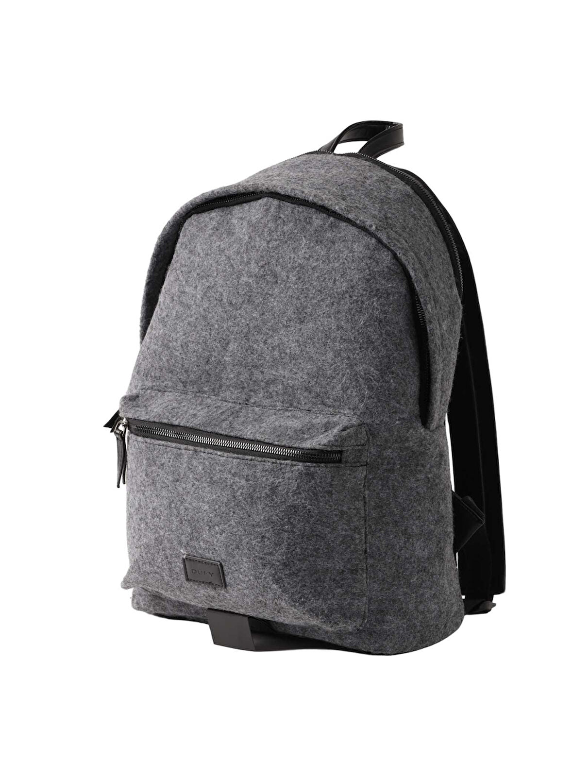 Dufy Gri Erkek Keçe Sırt Çantası - 79873