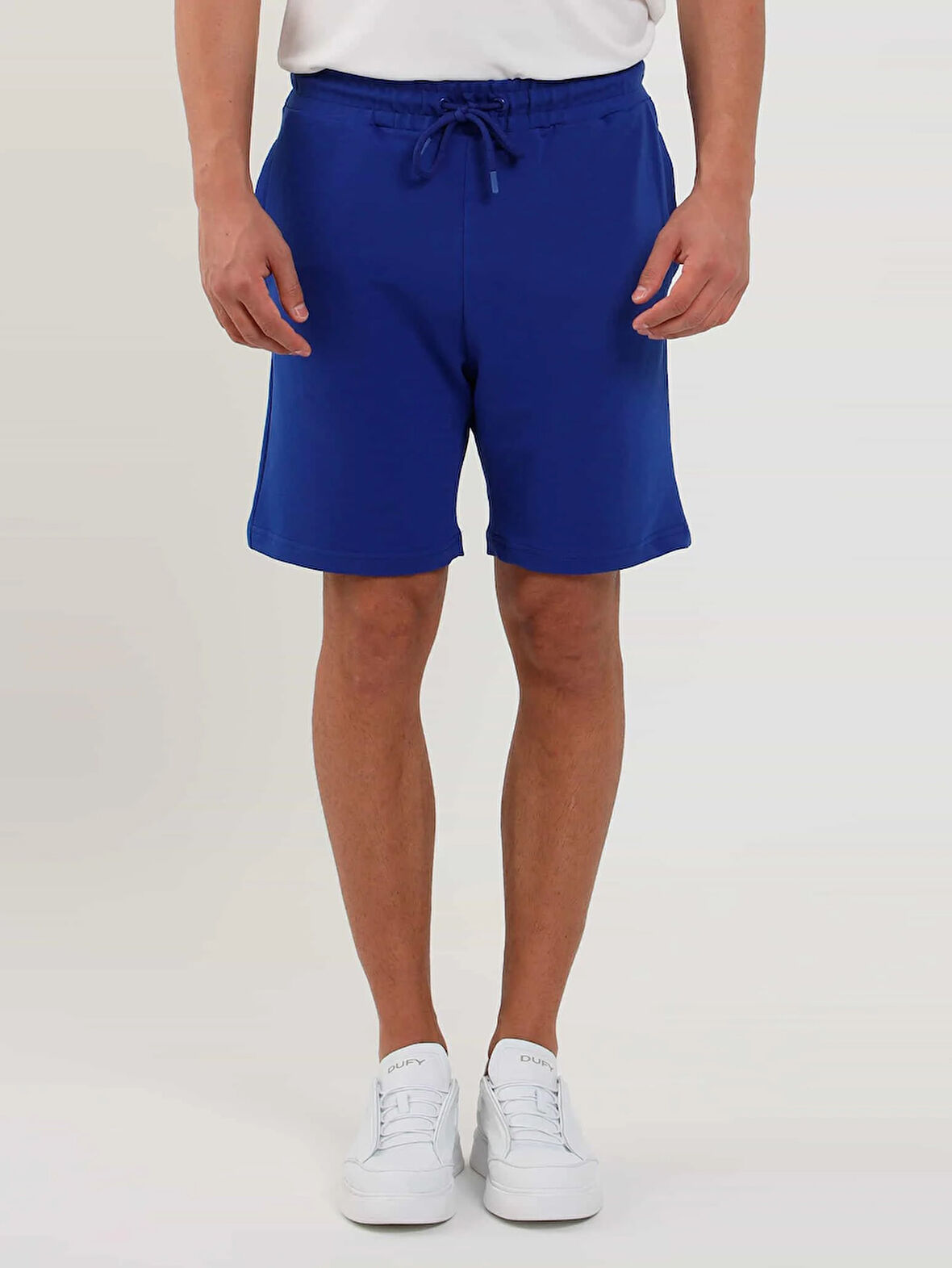 Dufy Saks Erkek Regular Fit Düz Casual Örme Short - 88548