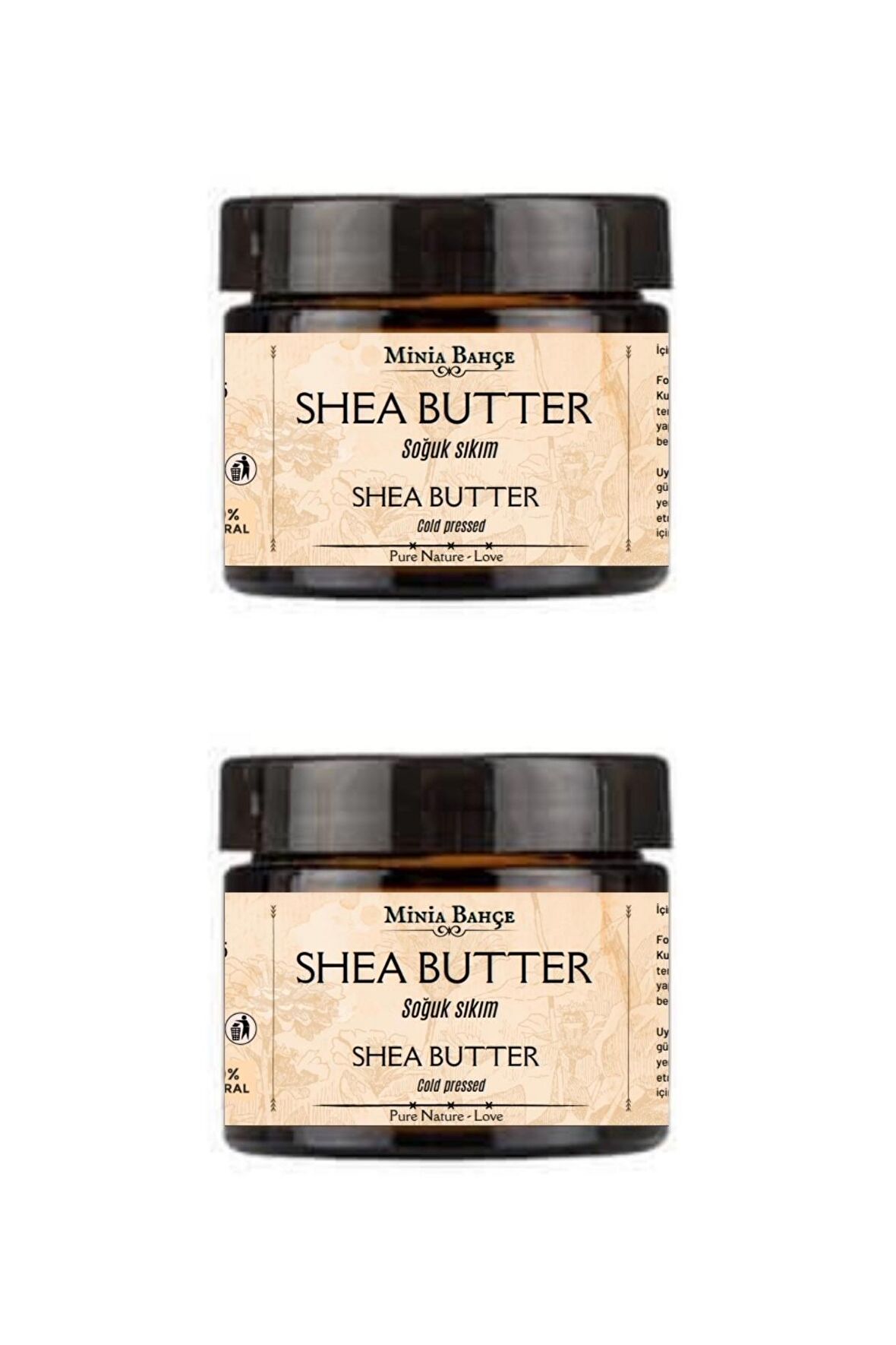 Soğuk Sıkım Shea Butter (karite) Yağı %100 Doğal & Saf 50 Ml, 2 Adet