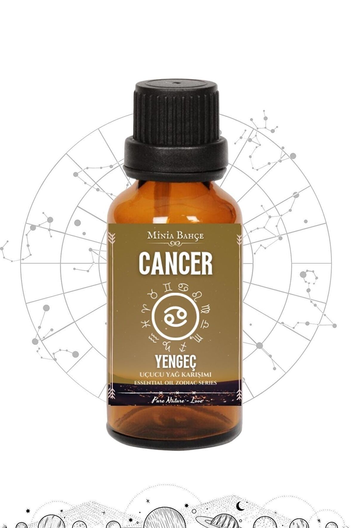 Yengeç Burcu - Cancer, Uçucu Yağ Karışımı, 10ml