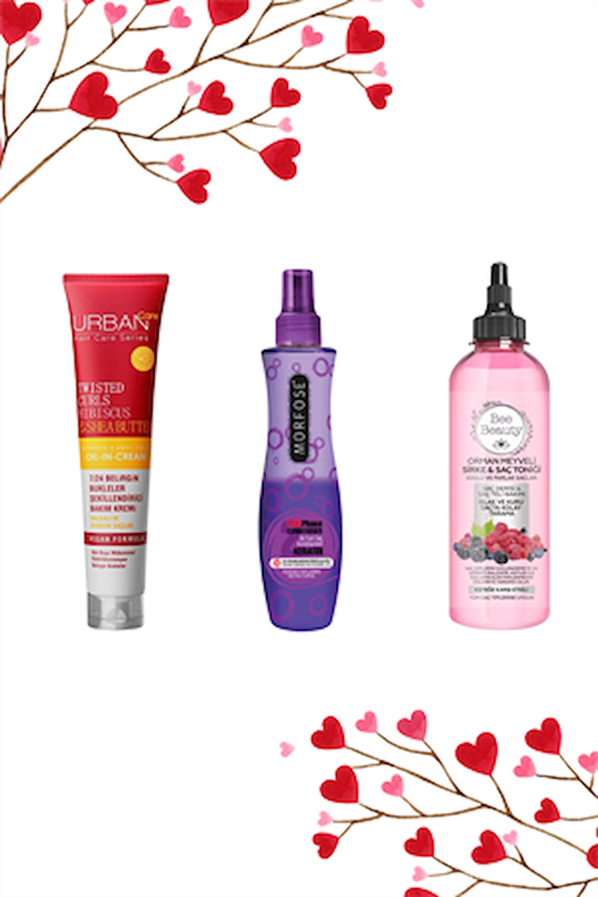 Sevgililer Günü Özel Hediye Saç Bakım Paketi