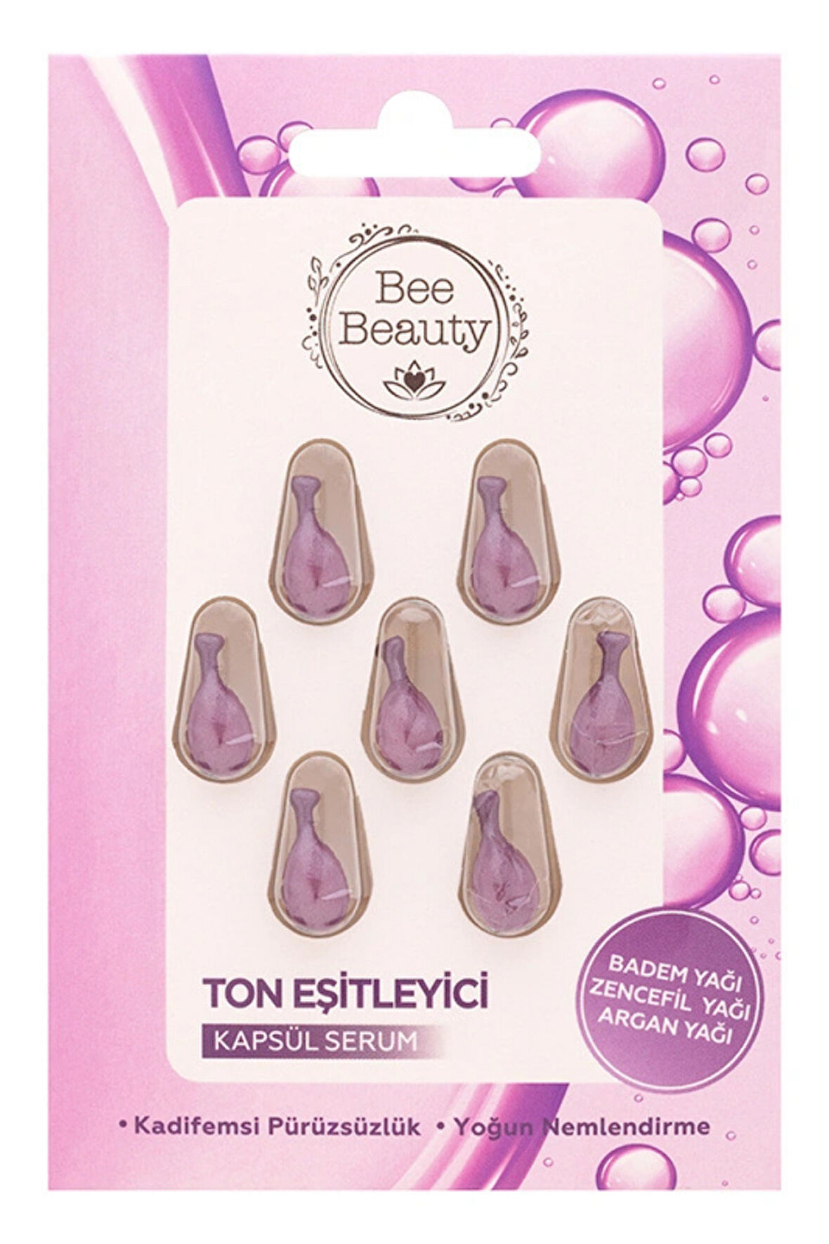 Bee Beauty Ton Eşitleyici Kapsül Serum – 7'li Tek Dozluk Cilt Serumu