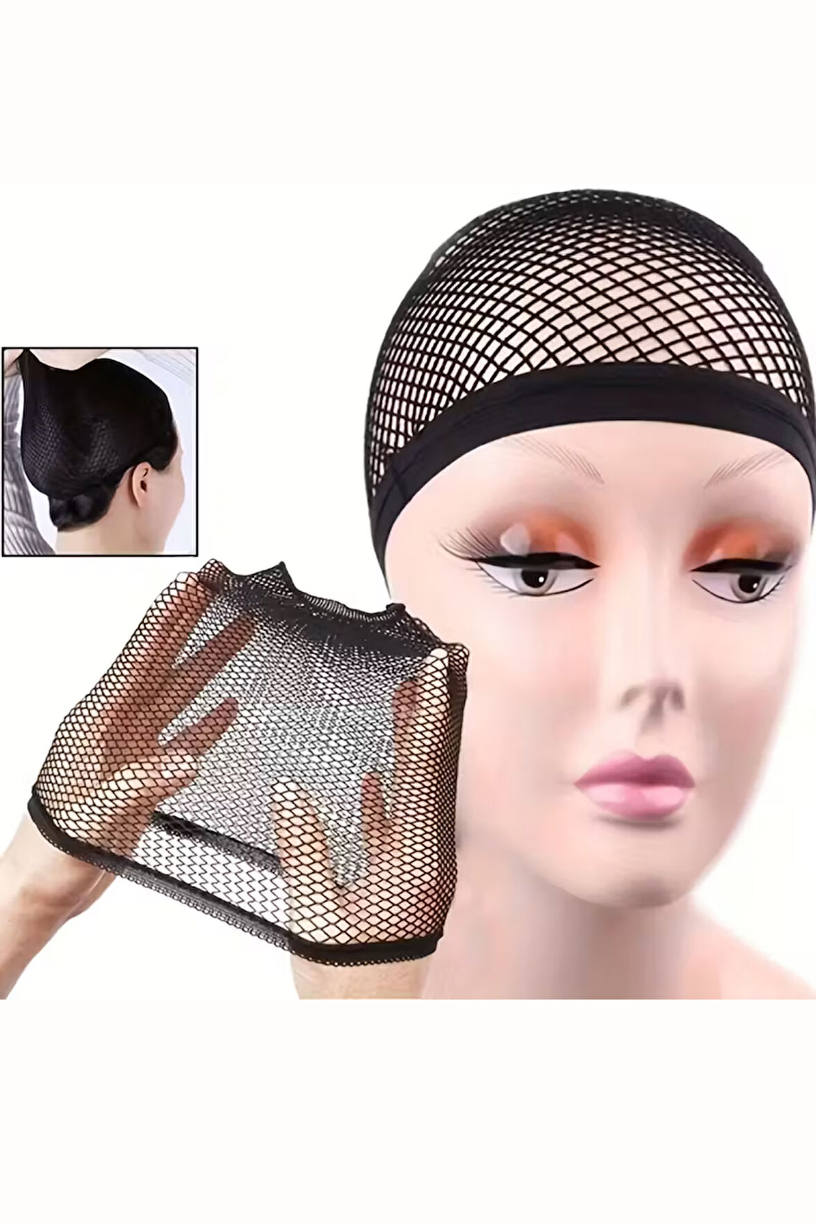 Kadınlar İçin Elastik Peruk Saç Ağı – Yüksek Kaliteli, Açık Bitişli Perukler İçin Moda File