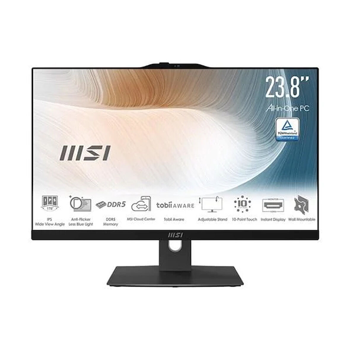 MSI 23.8" DOKUNMATIK MODERN AM242TP 12M-1678XTR CORE i5 1235U-64GB RAM-512GB NVME-FDOS