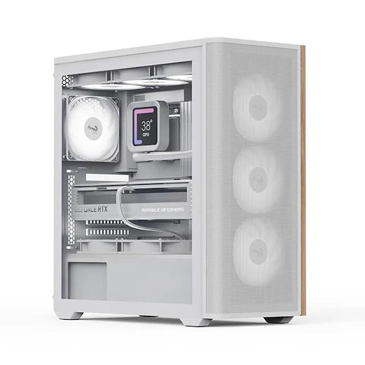AEOROCOOL DA501A GAMING MID-TOWER PC KASASI BEYAZ