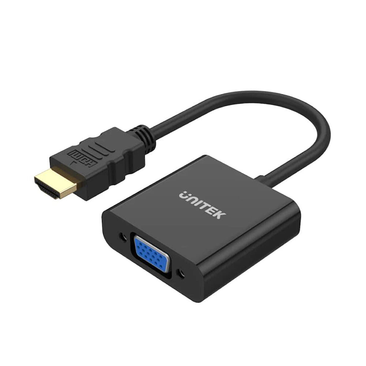 UNITEK HDMI TO VGA DÖNÜŞTÜRÜCÜ SES DESTEKLİ 1080P&60Hz (Y-6333)