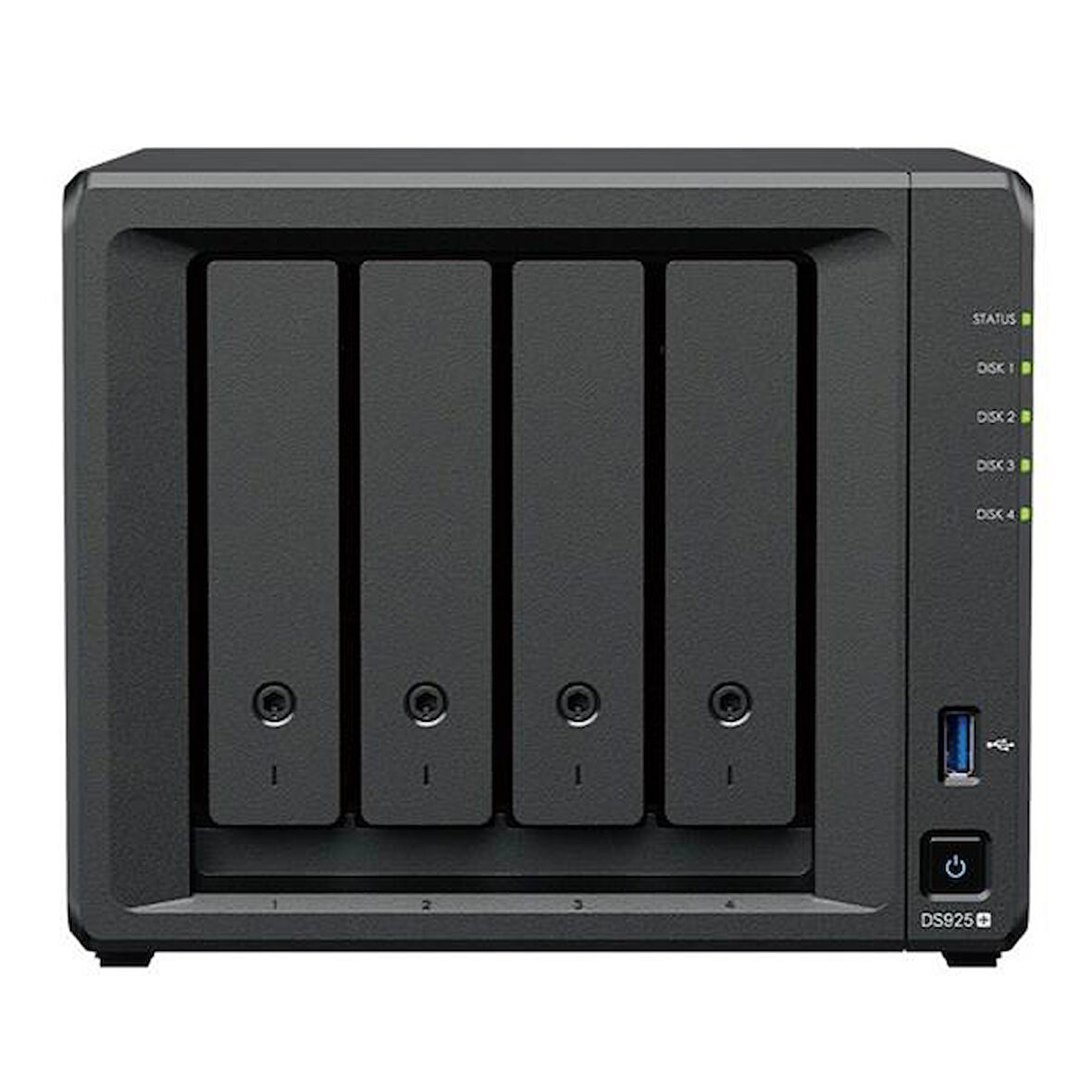 SYNOLOGY DS925-16G PLUS RYZEN V1500B-4GB RAM- 4-diskli Nas Server (Disksiz)